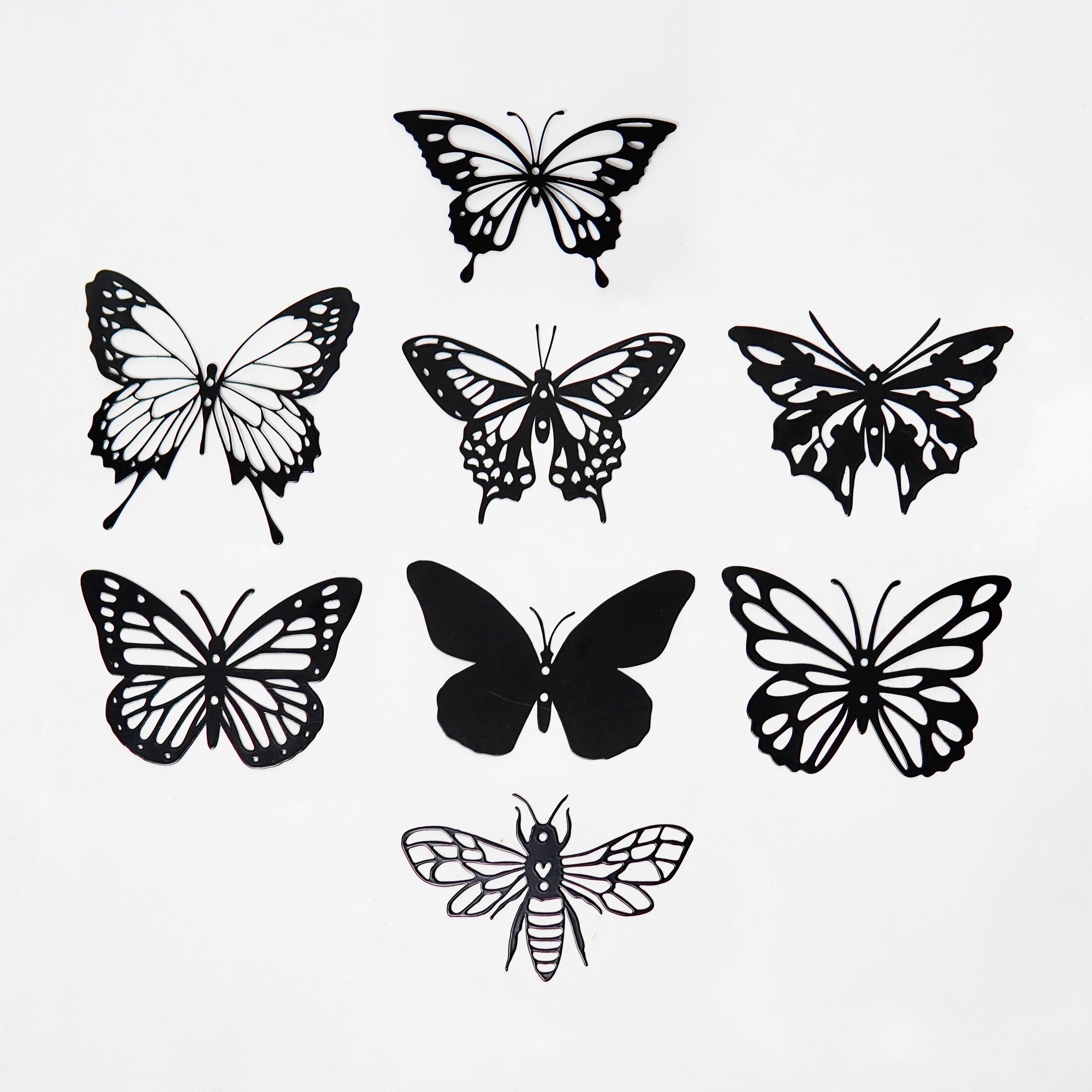 Metal Butterfly Garden Decor