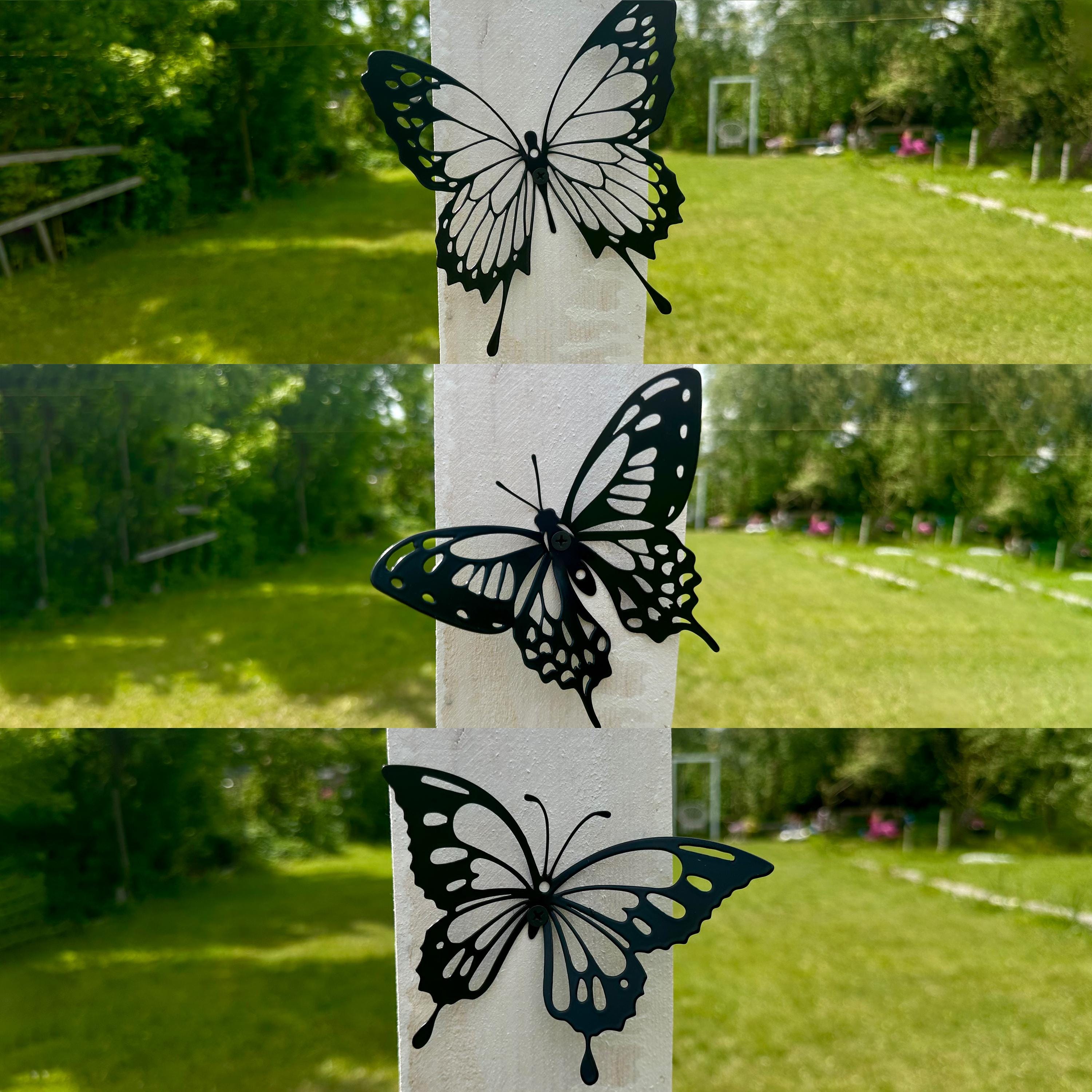 Metal Butterfly Garden Decor — 3