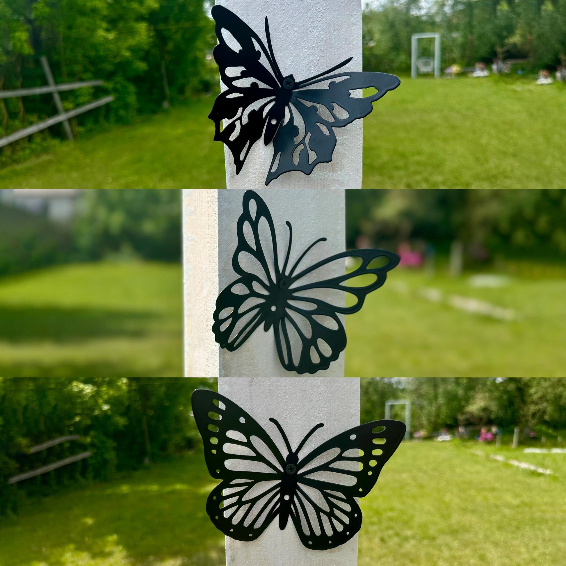 Metal Butterfly Garden Decor — 5