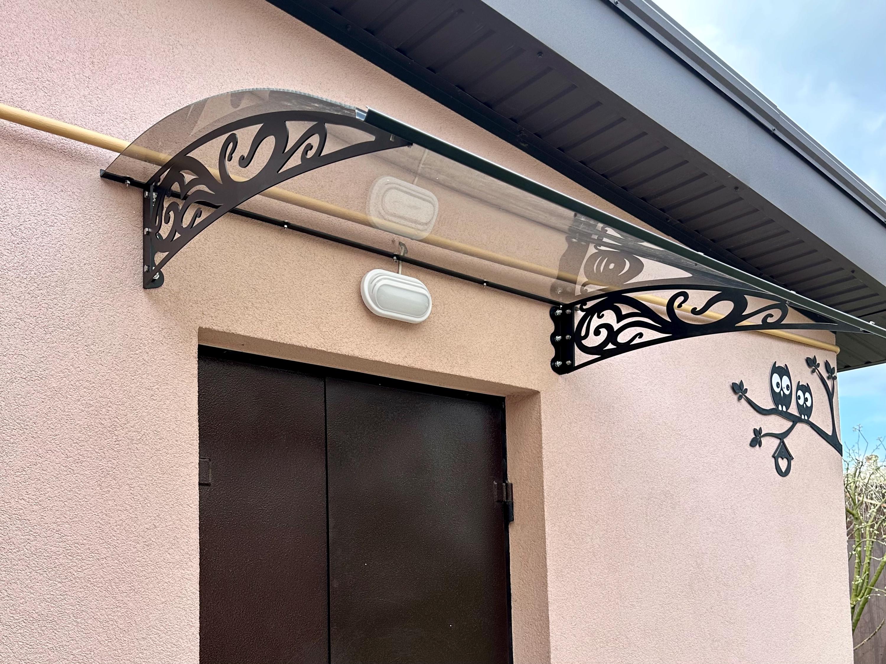 Metal Door Awning Ornament