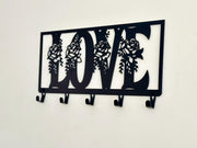 Metal Coat Rack with Hooks