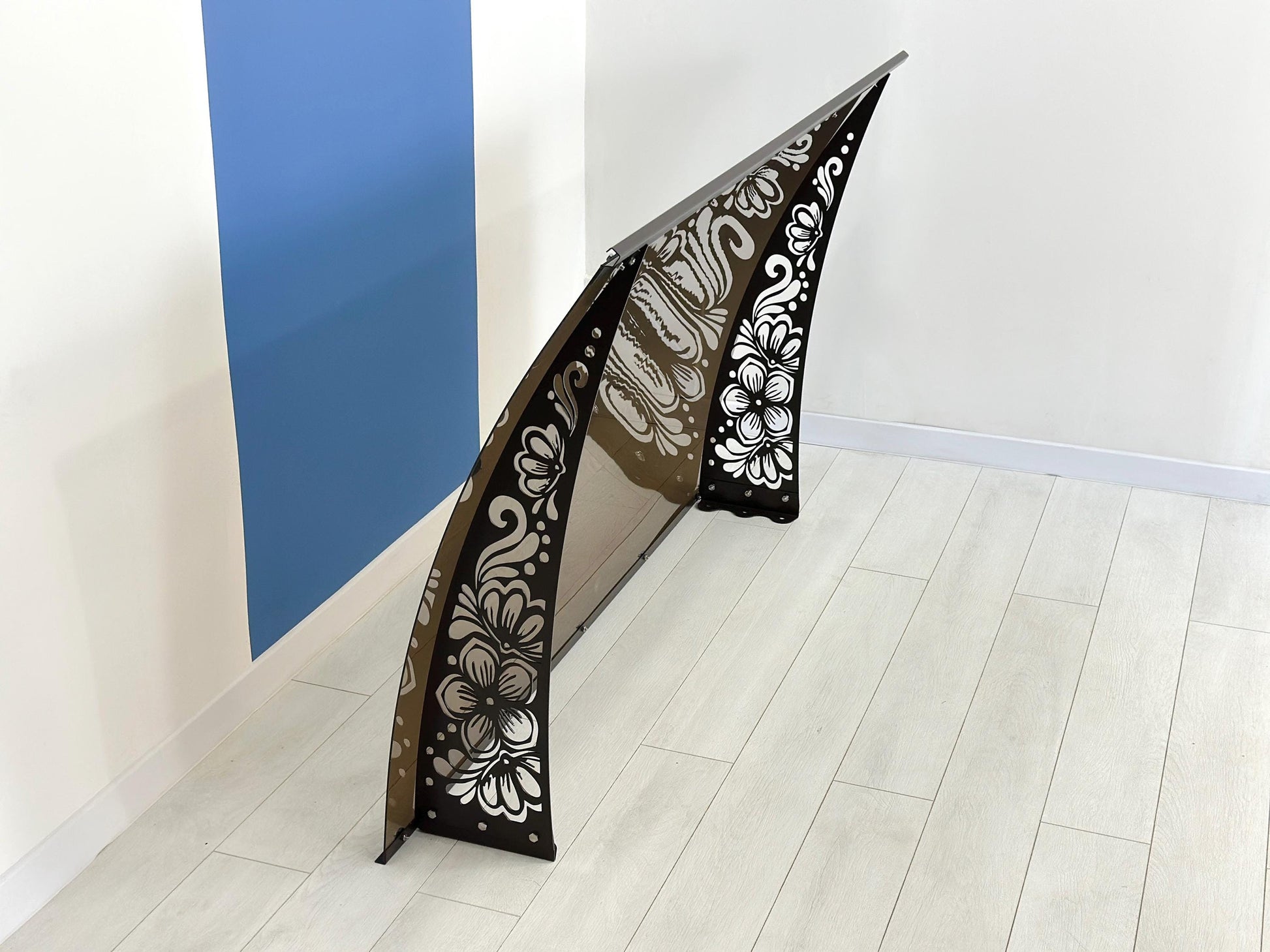 Metal Awning Canopy Flower Ornament — 6