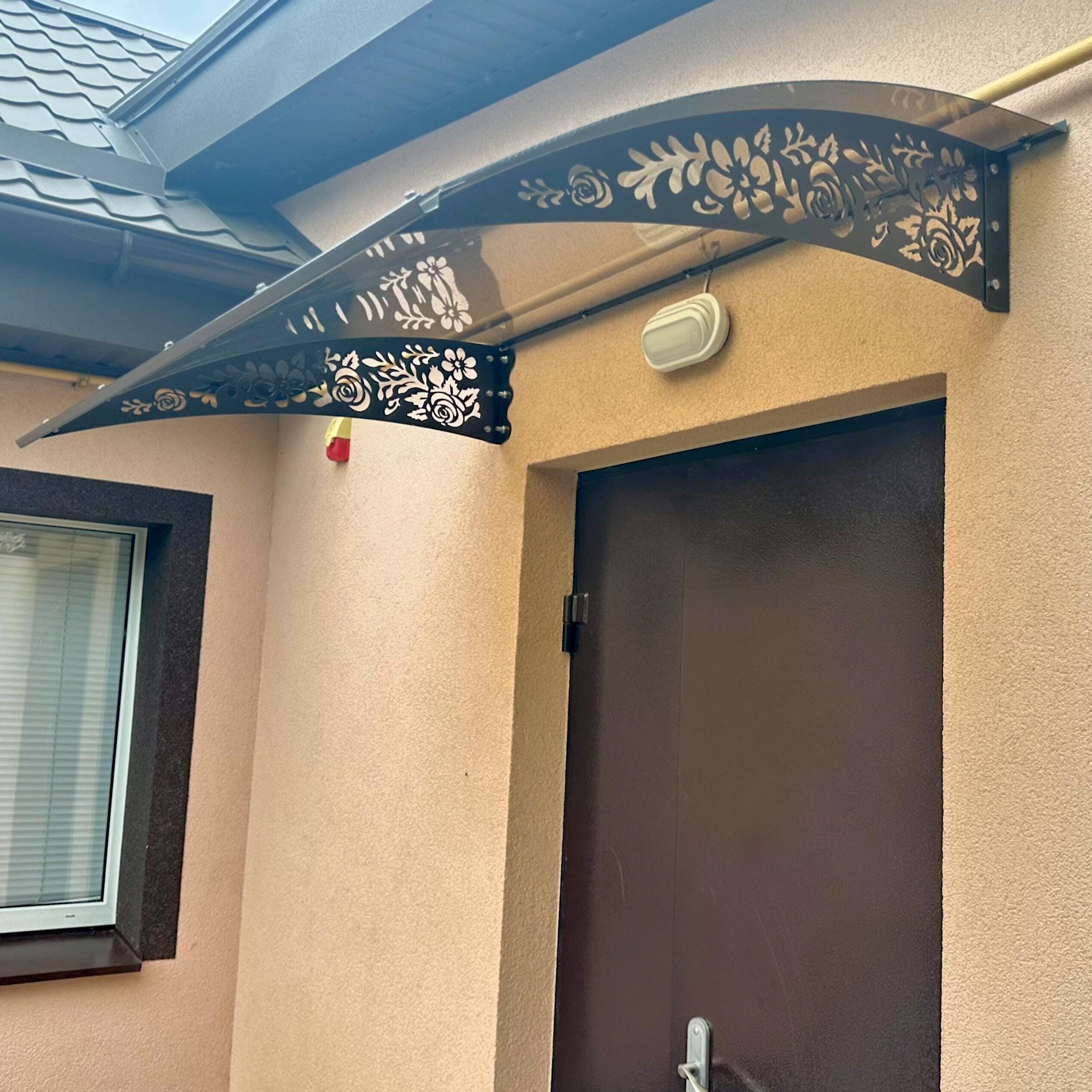 Polycarbonate Front Door Awning — 3