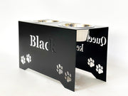 Personalized Elevated Dog Feeder