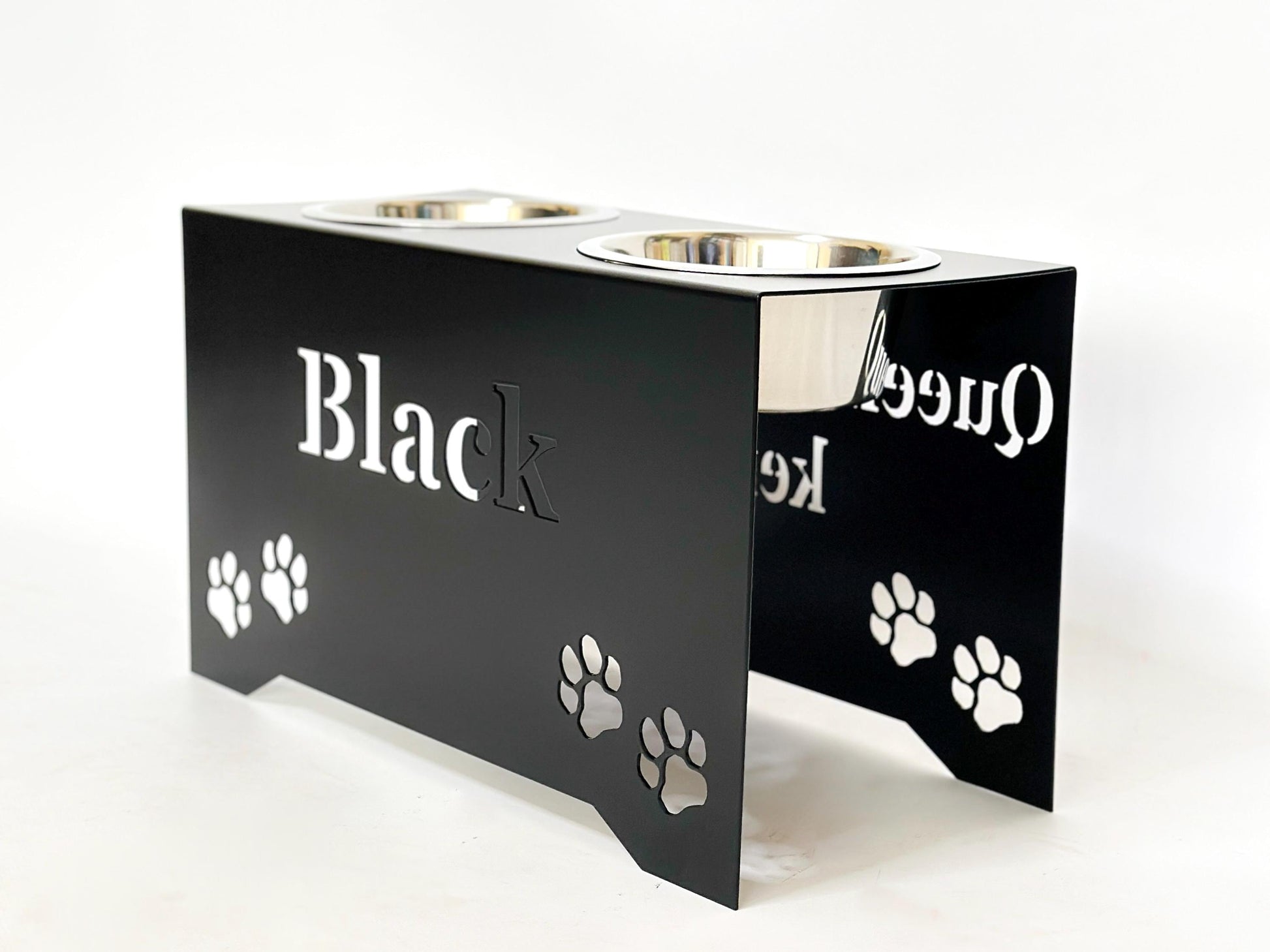 Personalized Elevated Dog Feeder