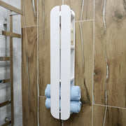 Metal Towel Rack & Shower Shelf