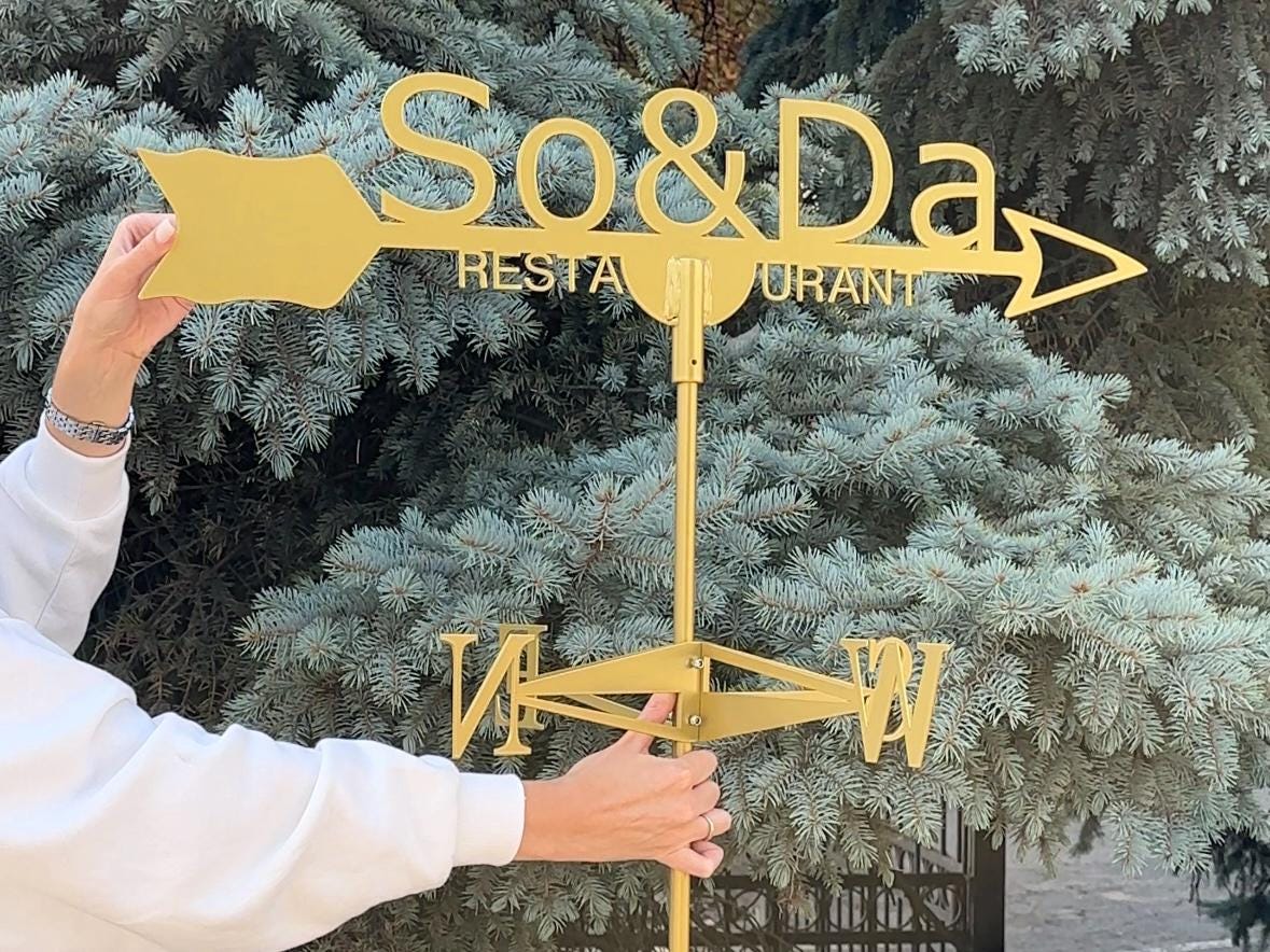 Custom Metal Weathervane — 8