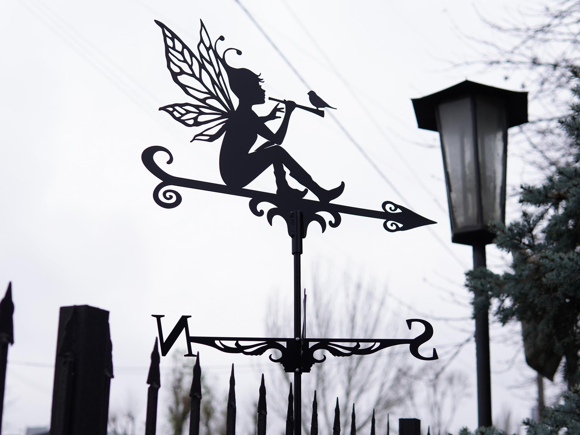 Metal Elf Weathervane — 2