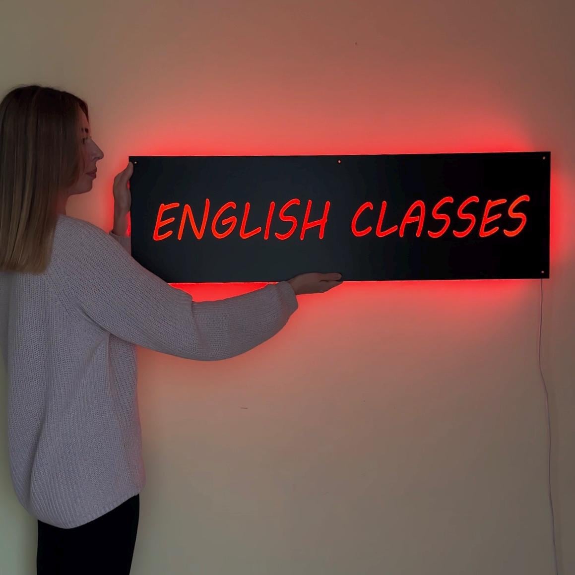Rectangular-shaped custom logo signage for educational classes made of — 5