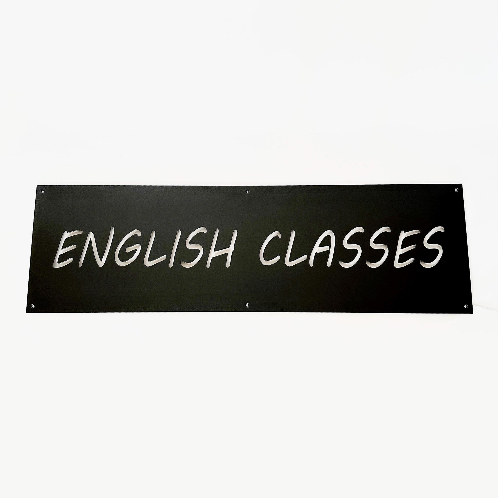 Rectangular-shaped custom logo signage for educational classes made of — 3