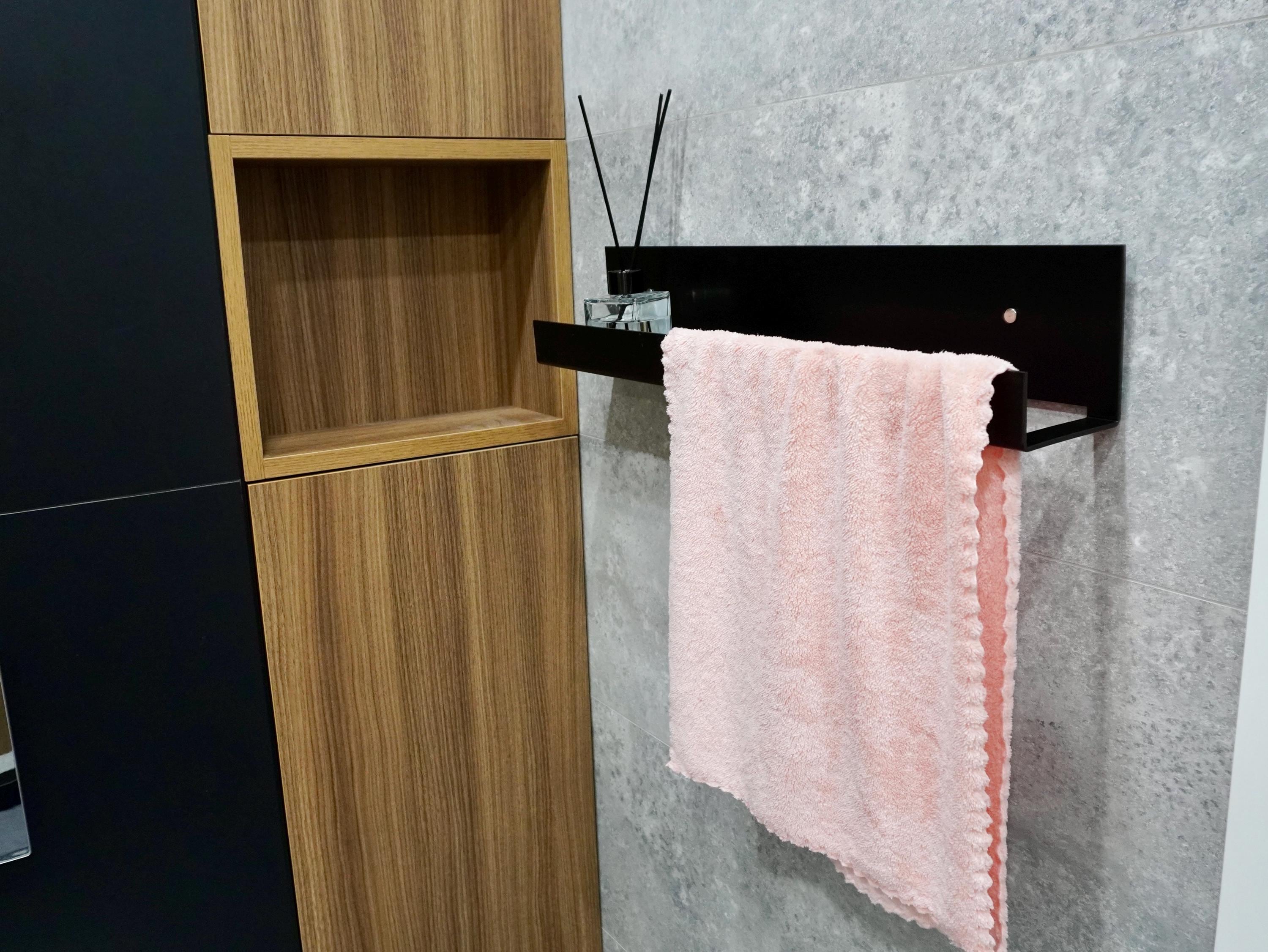 Bathroom Organizer & Towel Bar
