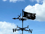 Metal Pirate Weathervane