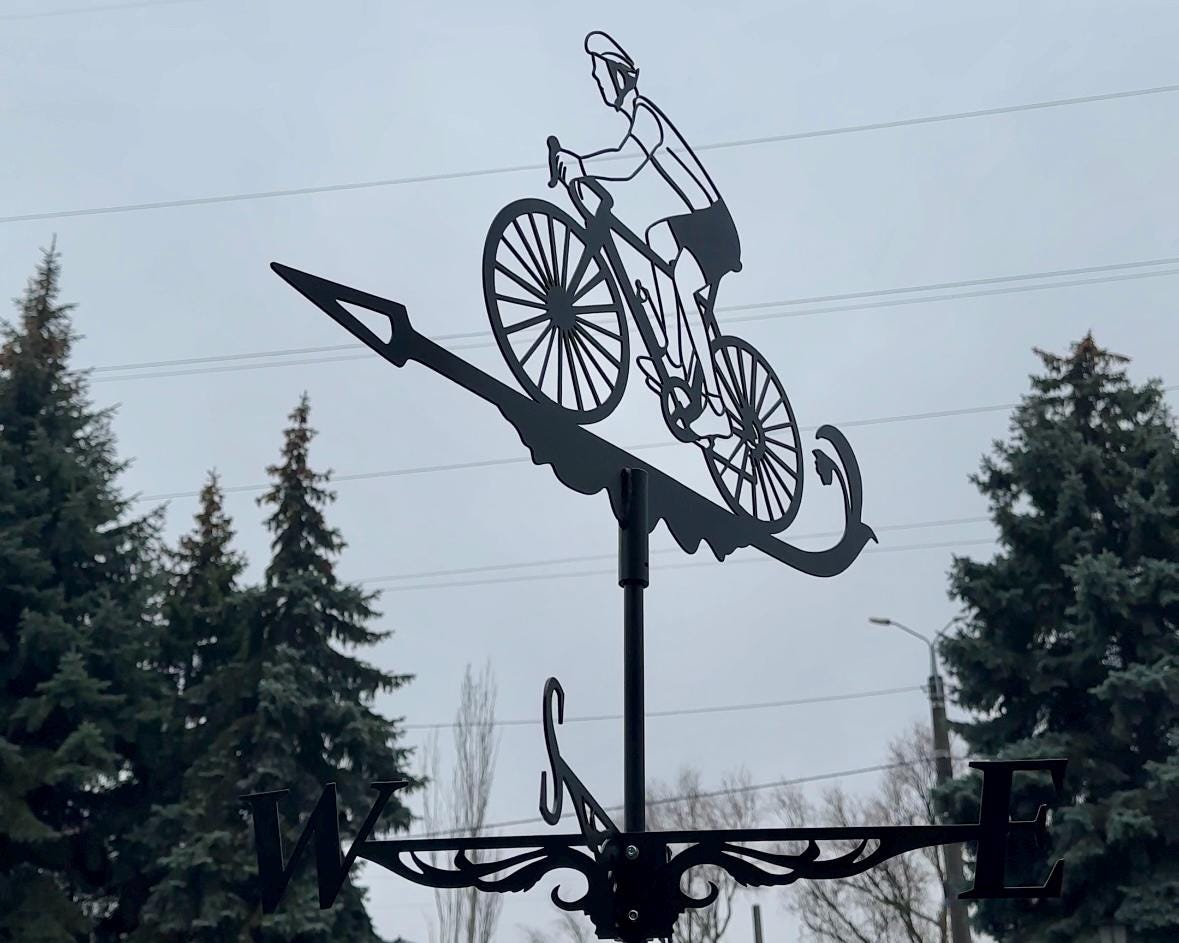 Bicycle Weathervane — 6