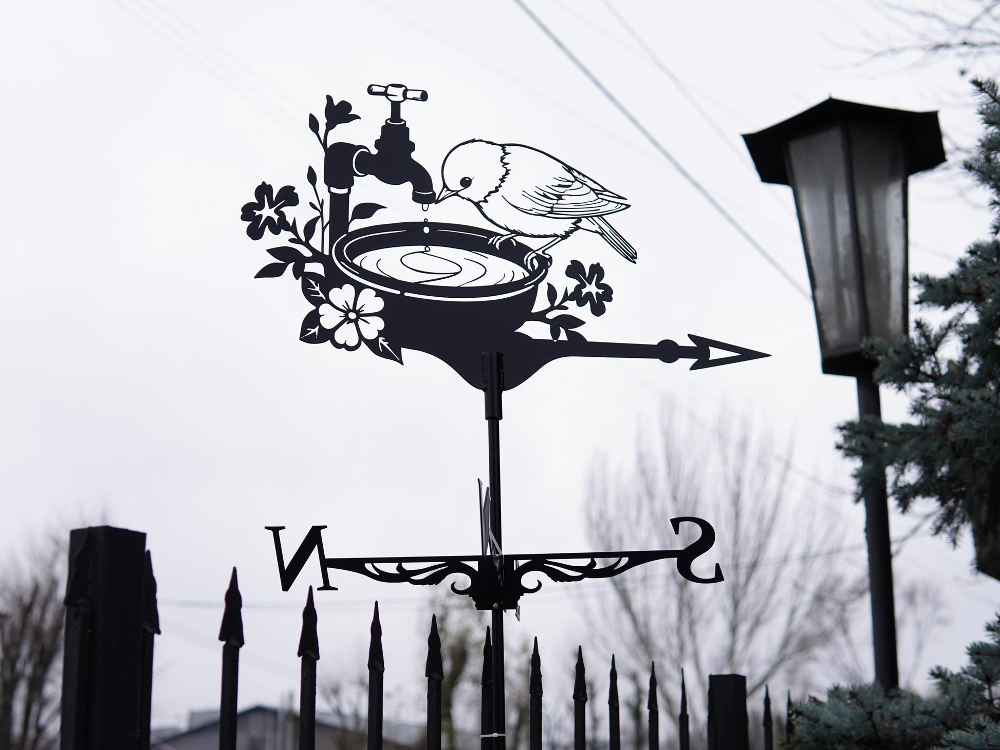 Metal Bird Weathervane — 2