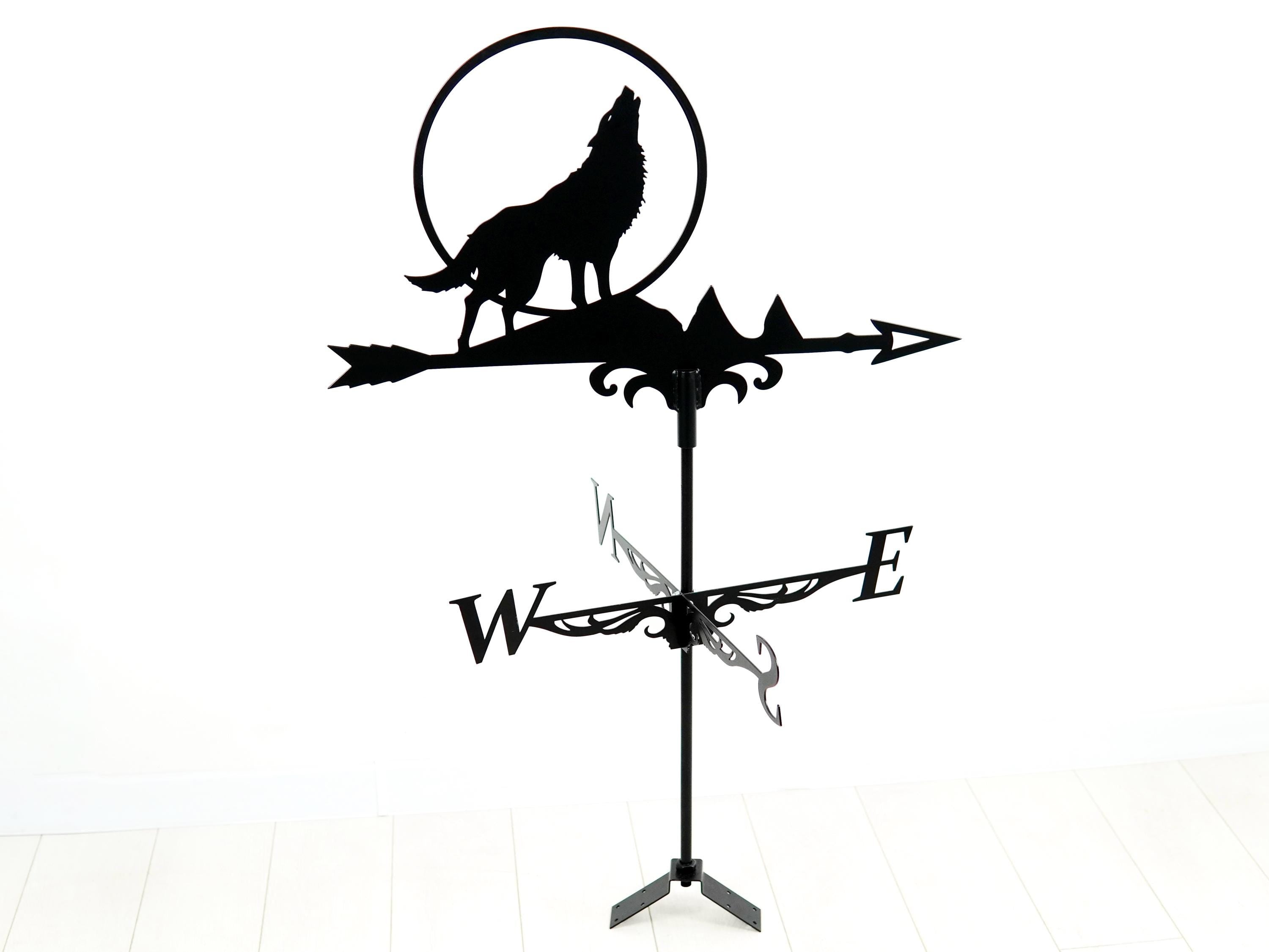 Metal Wolf Weathervane — 4