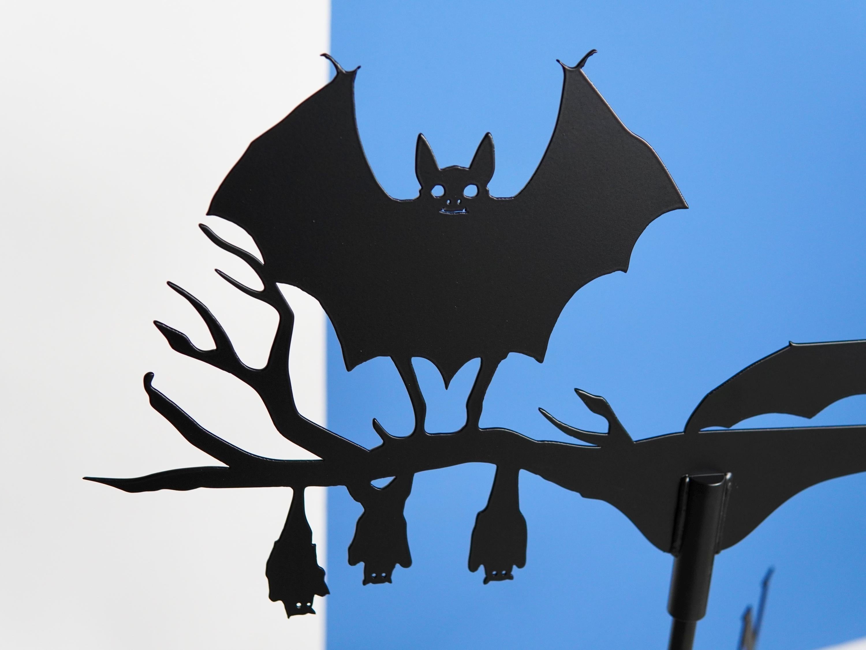 Metal Bats Weathervane — 2