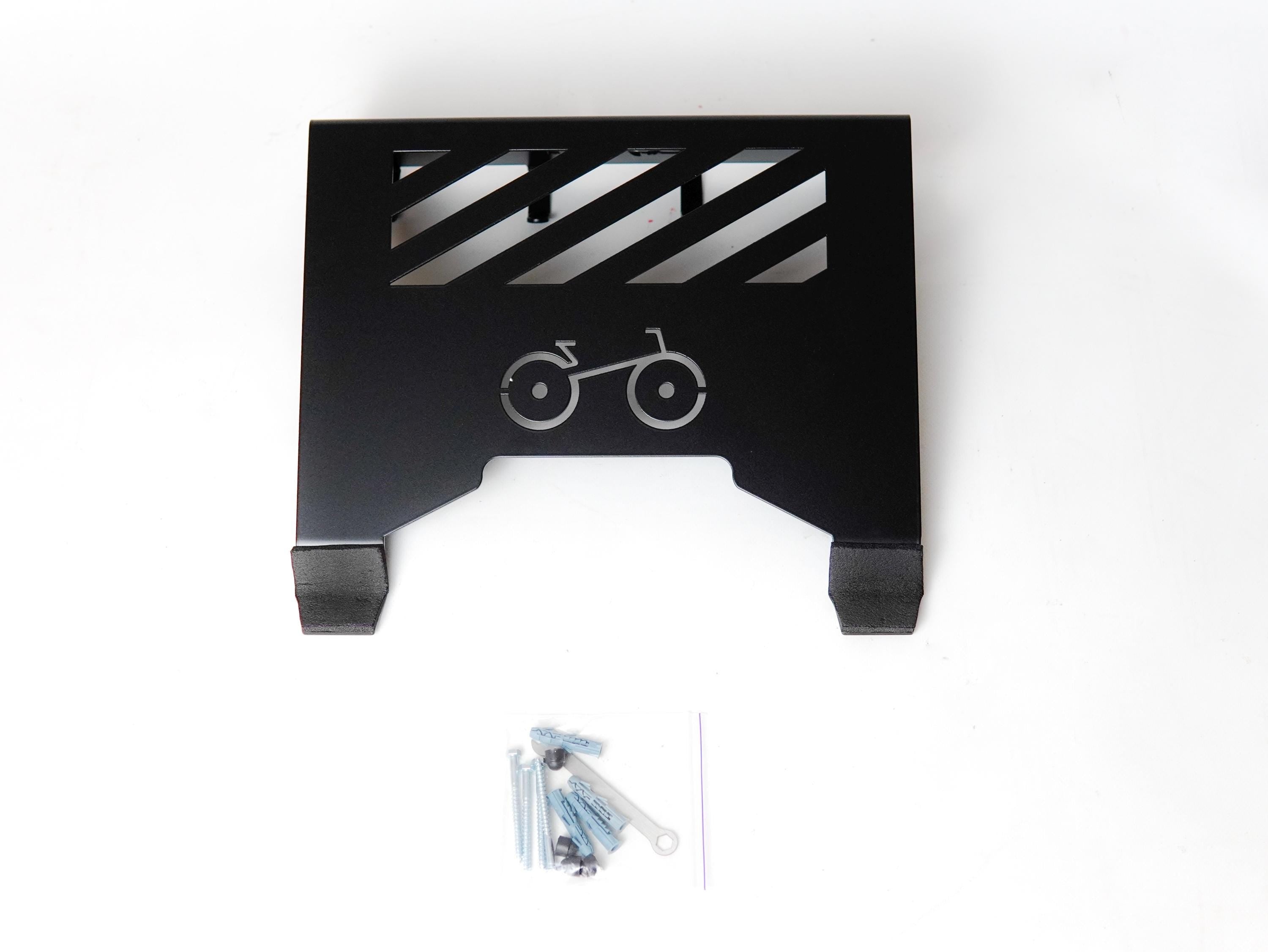 Steel Wall Mount For Bike with Shelf and Hooks — 10