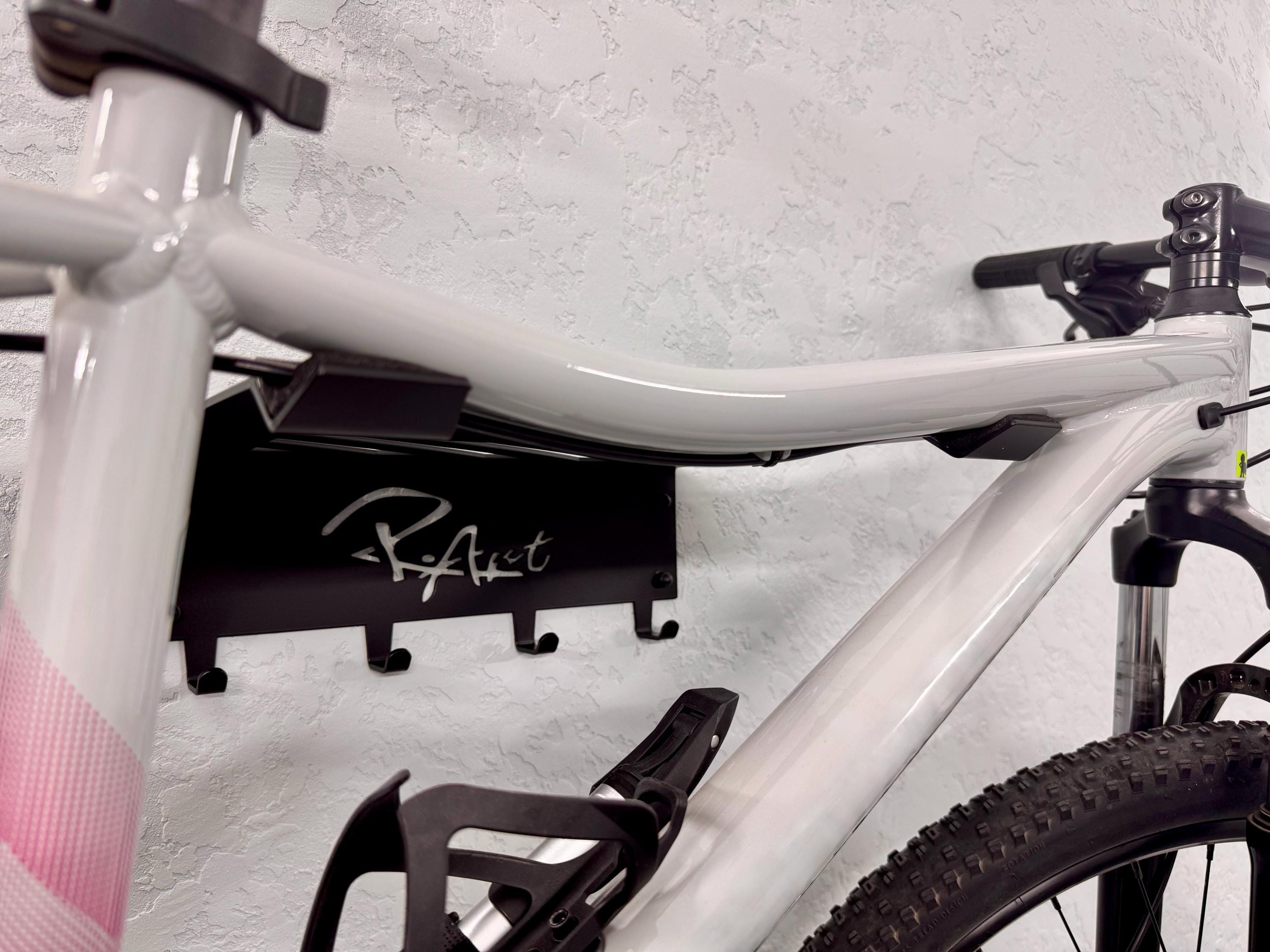 Steel Wall Mount For Bike with Shelf and Hooks