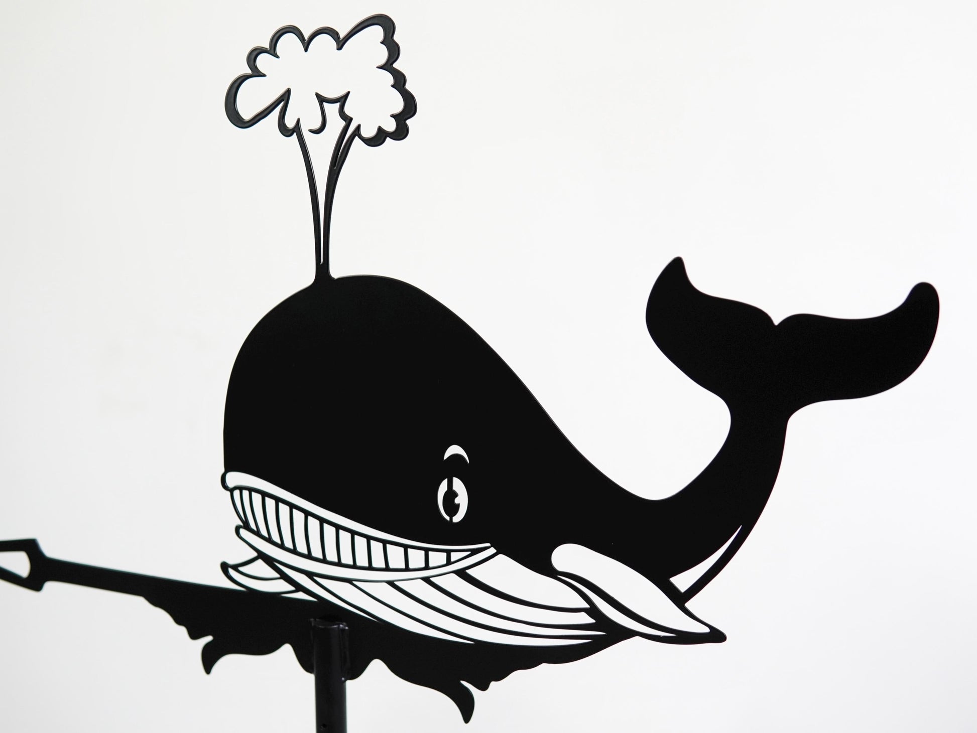 Whale Metal Weathervane — 4