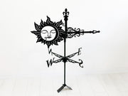 Sun Weathervane Metal Roof Decor