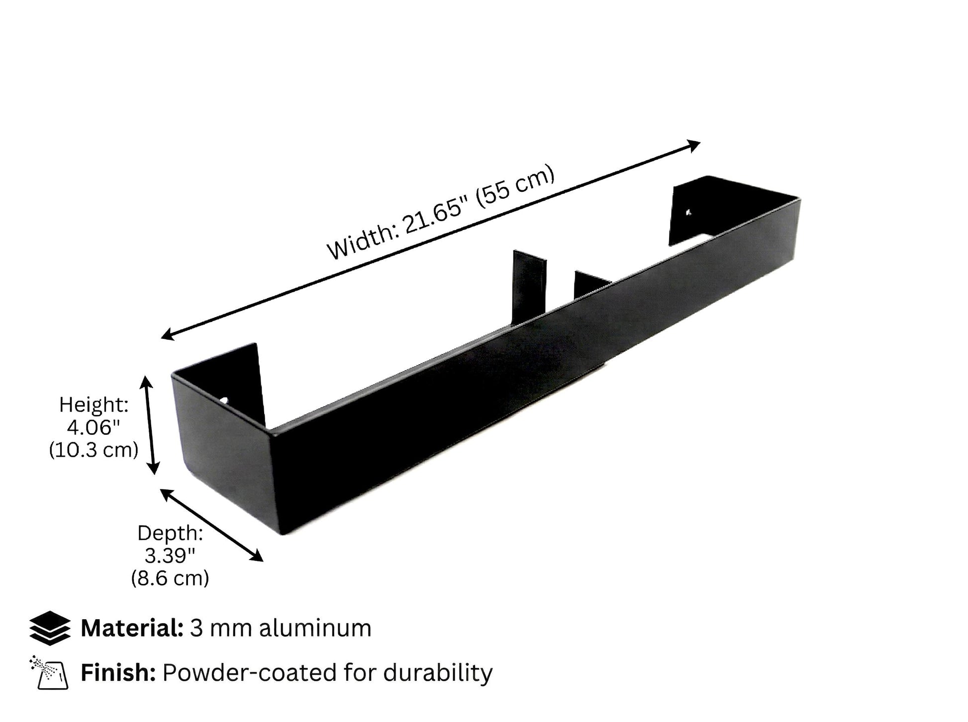Bathroom Shelf & Towel Holder — 5