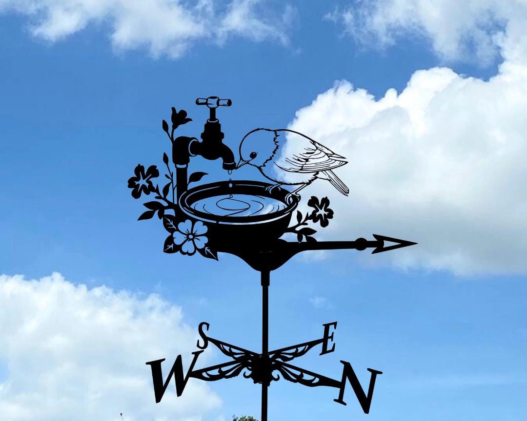 Metal Bird Weathervane