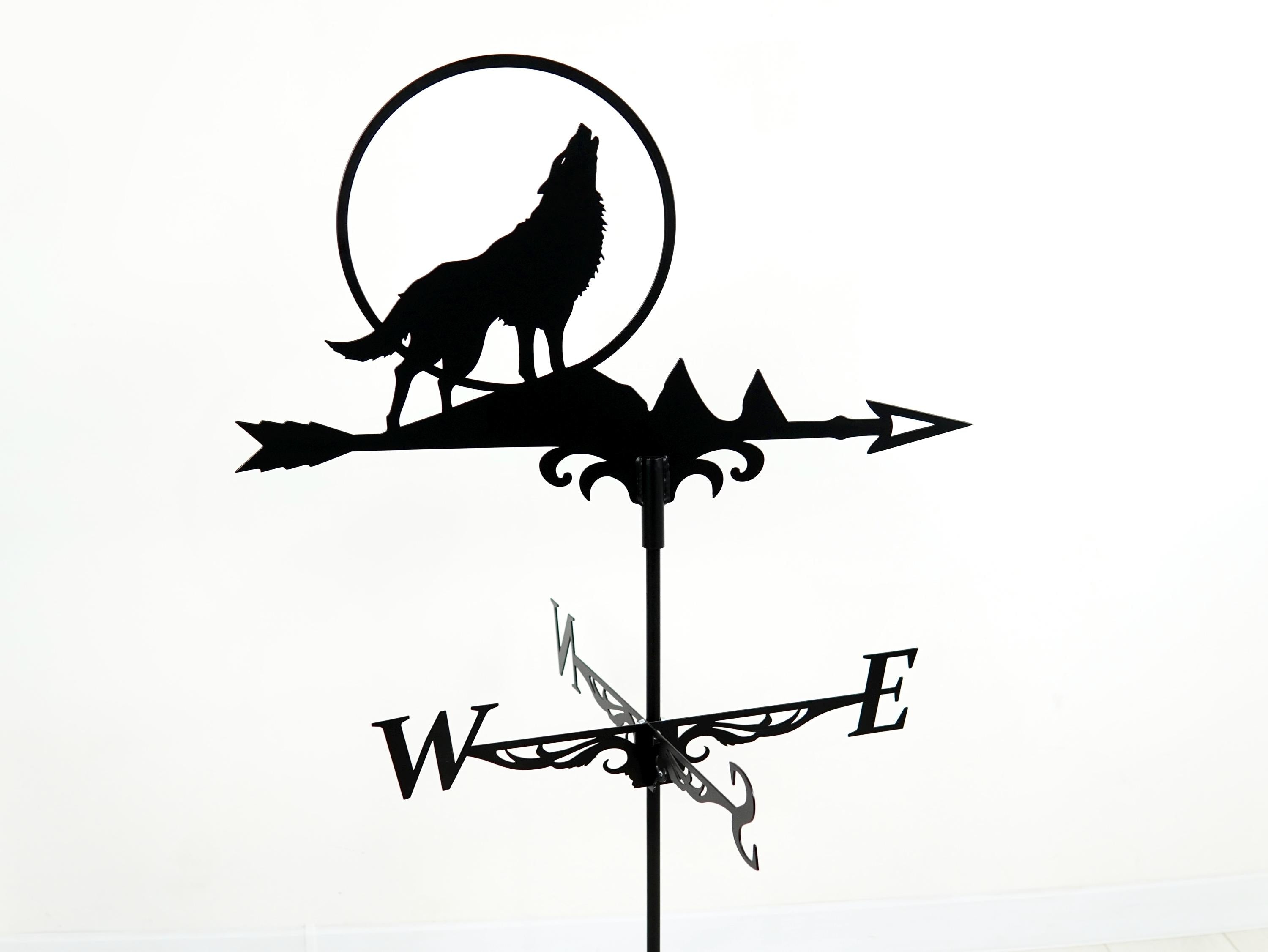 Metal Wolf Weathervane — 3