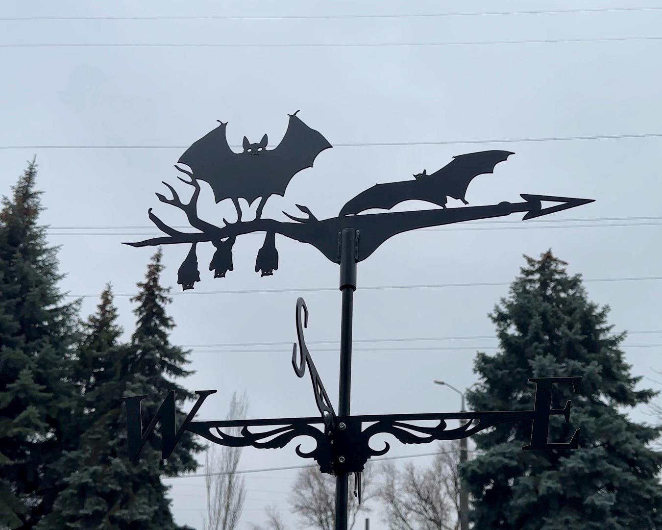 Metal Bats Weathervane — 5