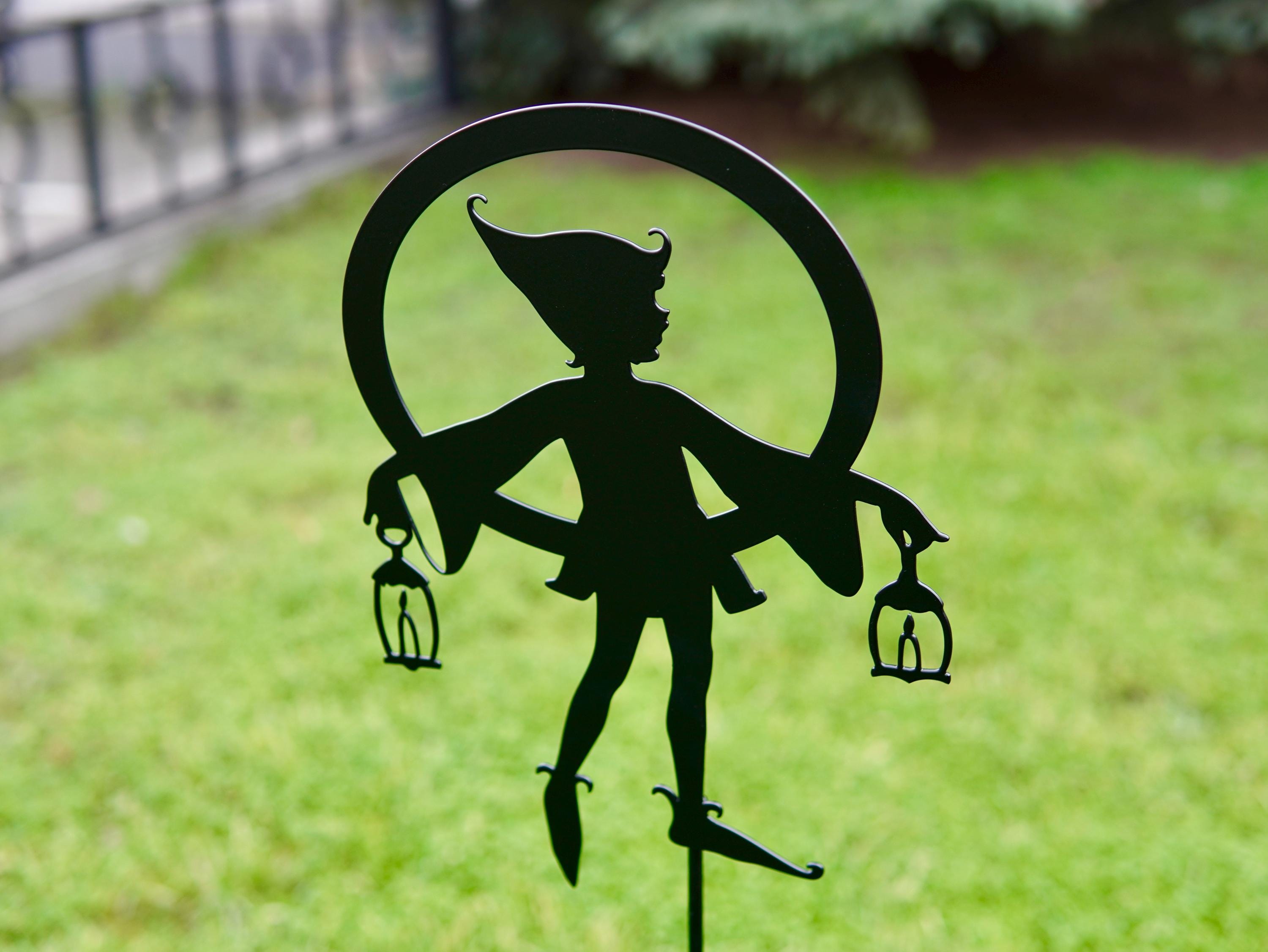 Elf with Lantern Captivating Touch for Your Backyard