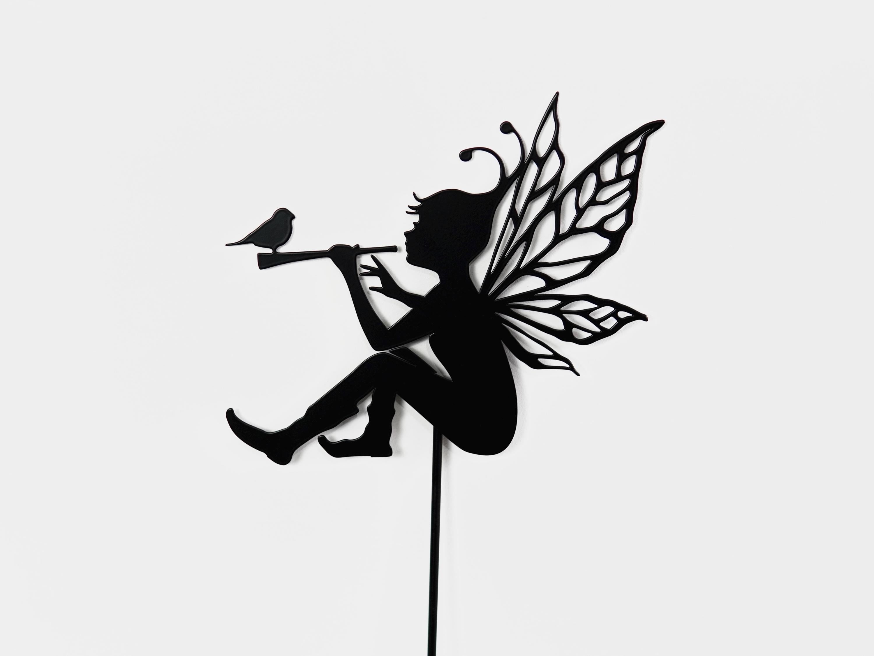 Elf and Bird Charming Decoration For Backyard or Lawn. Outdoor Decorat — 7