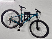 Steel Bicycle Wall Mount with Shelf and Hooks