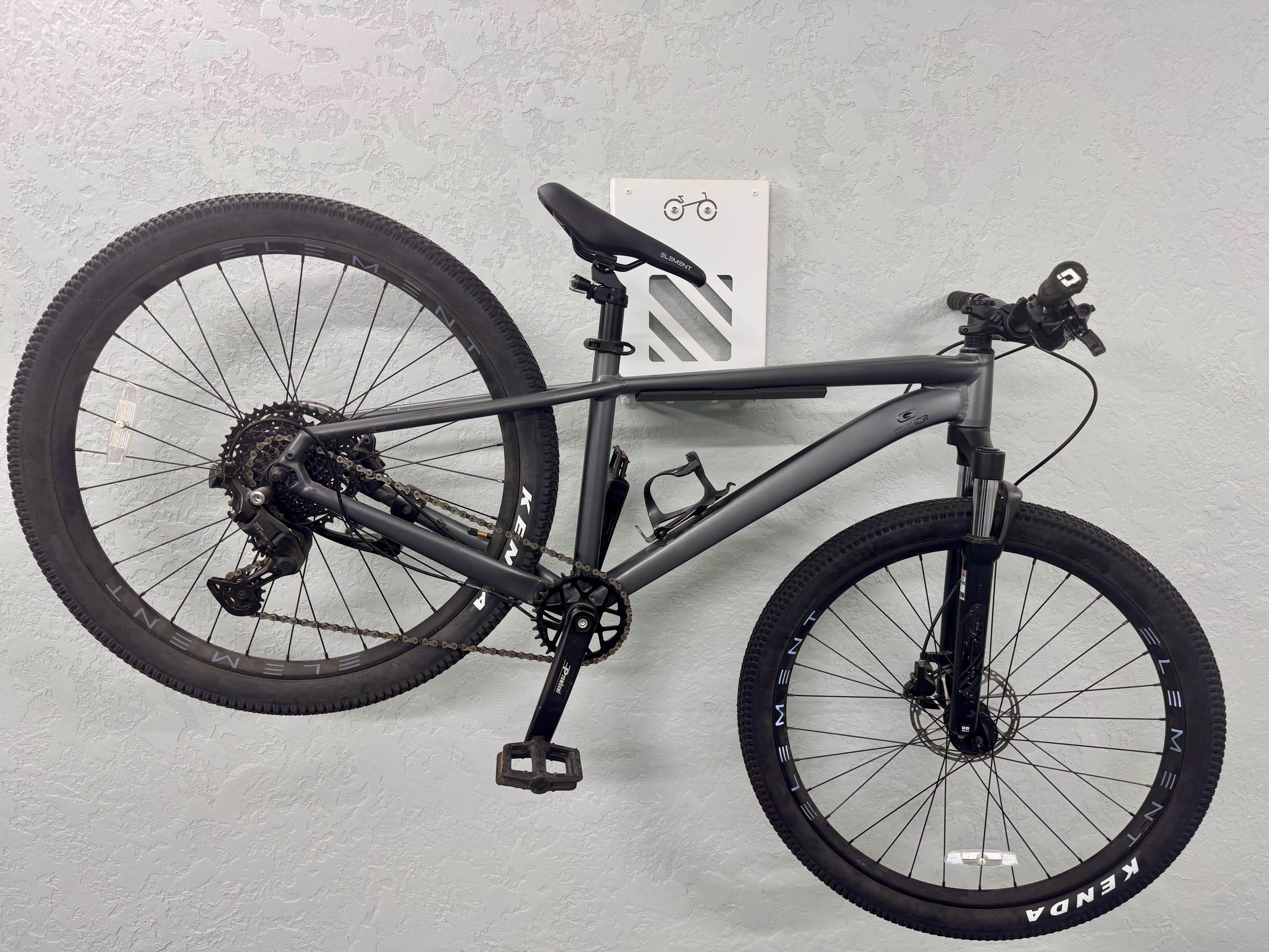 Foldable Steel Wall Mount For Bike with Shelf and Hooks — 3