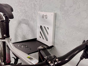 Foldable Steel Wall Mount For Bike with Shelf and Hooks