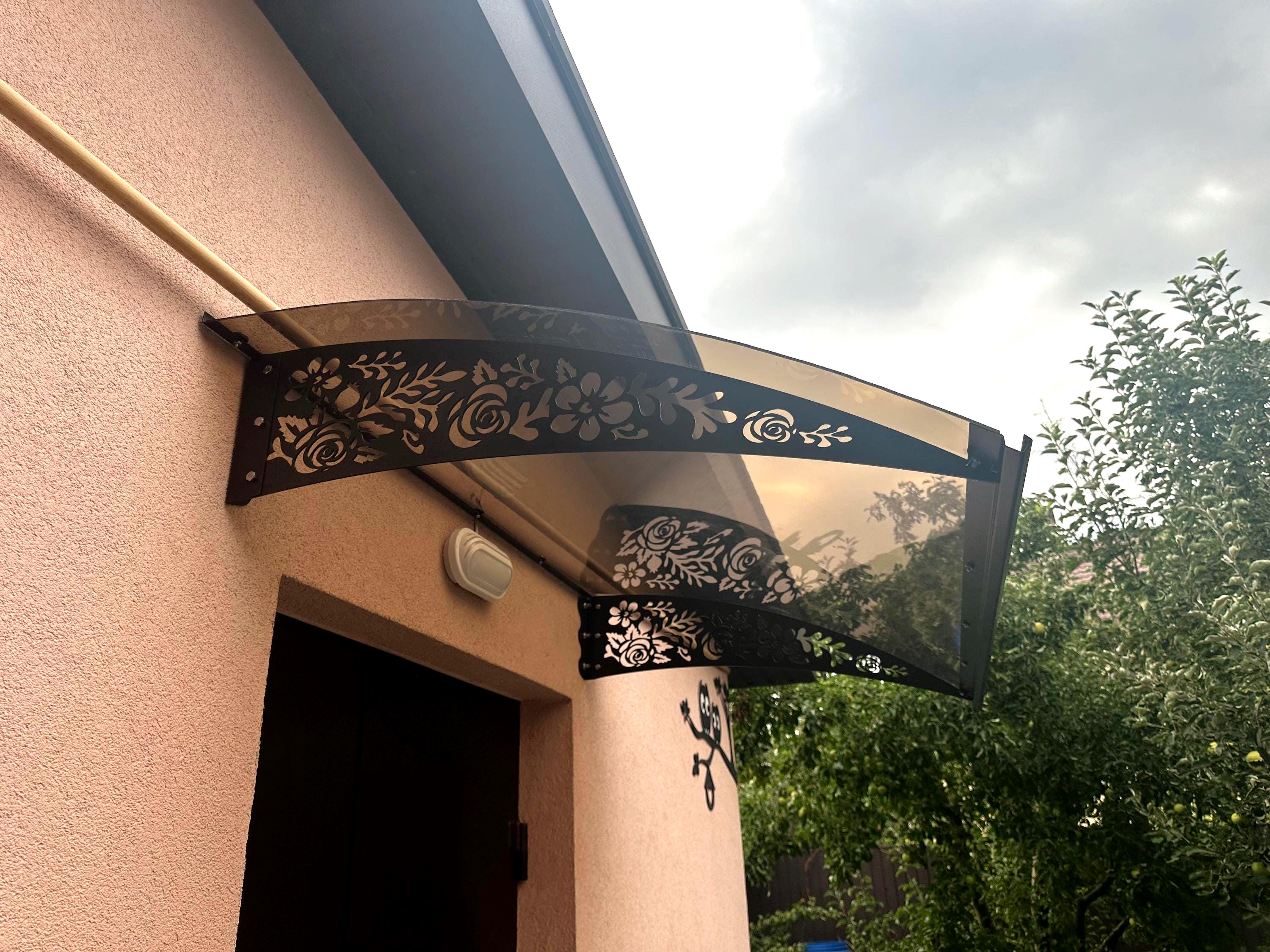 Polycarbonate Front Door Awning
