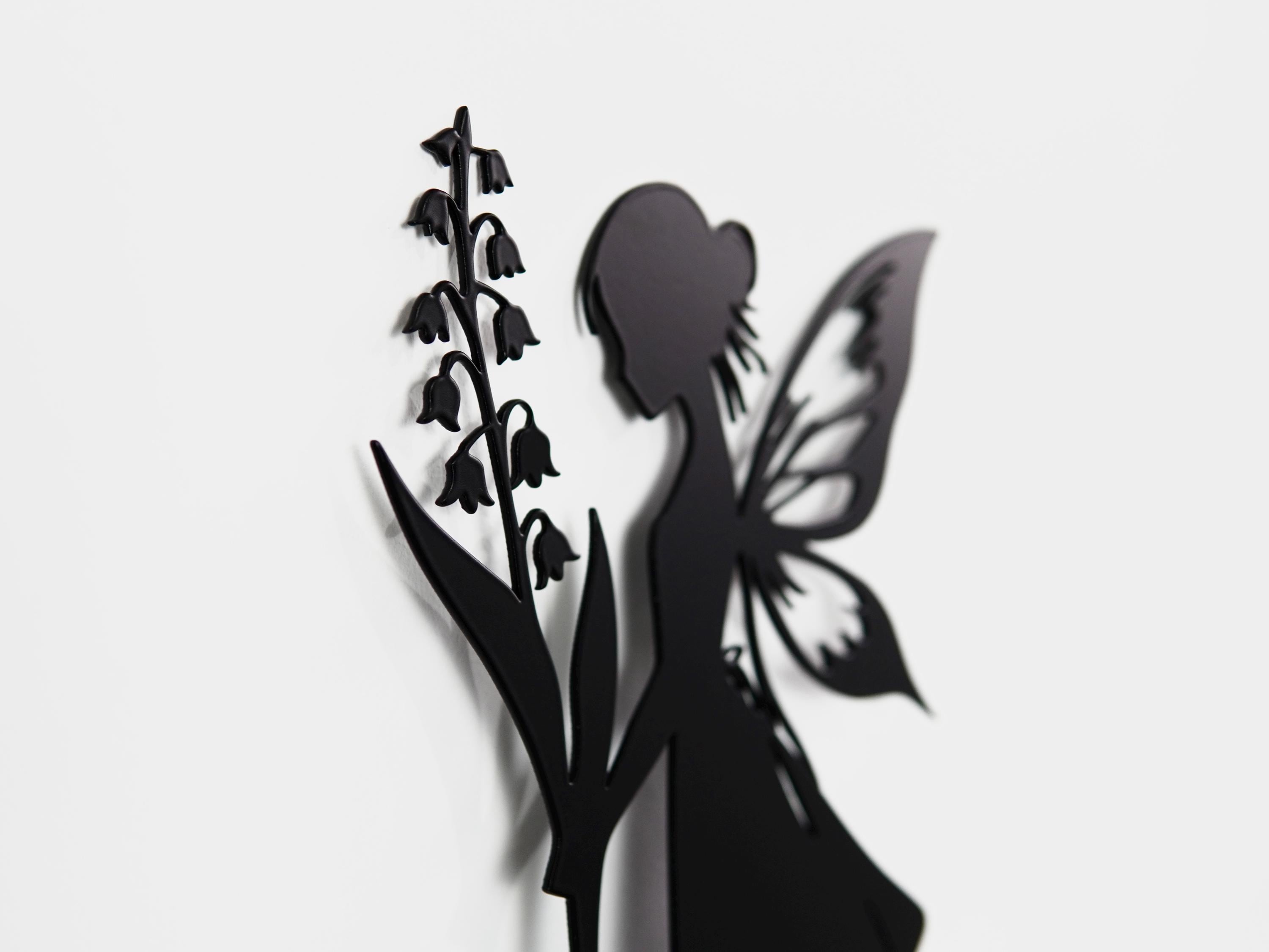 Fairy with Lily For Backyard or Patio. Captivating Touch for Your Outd — 4