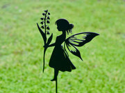 Fairy with Lily For Backyard or Patio. Captivating Touch for Your Outd