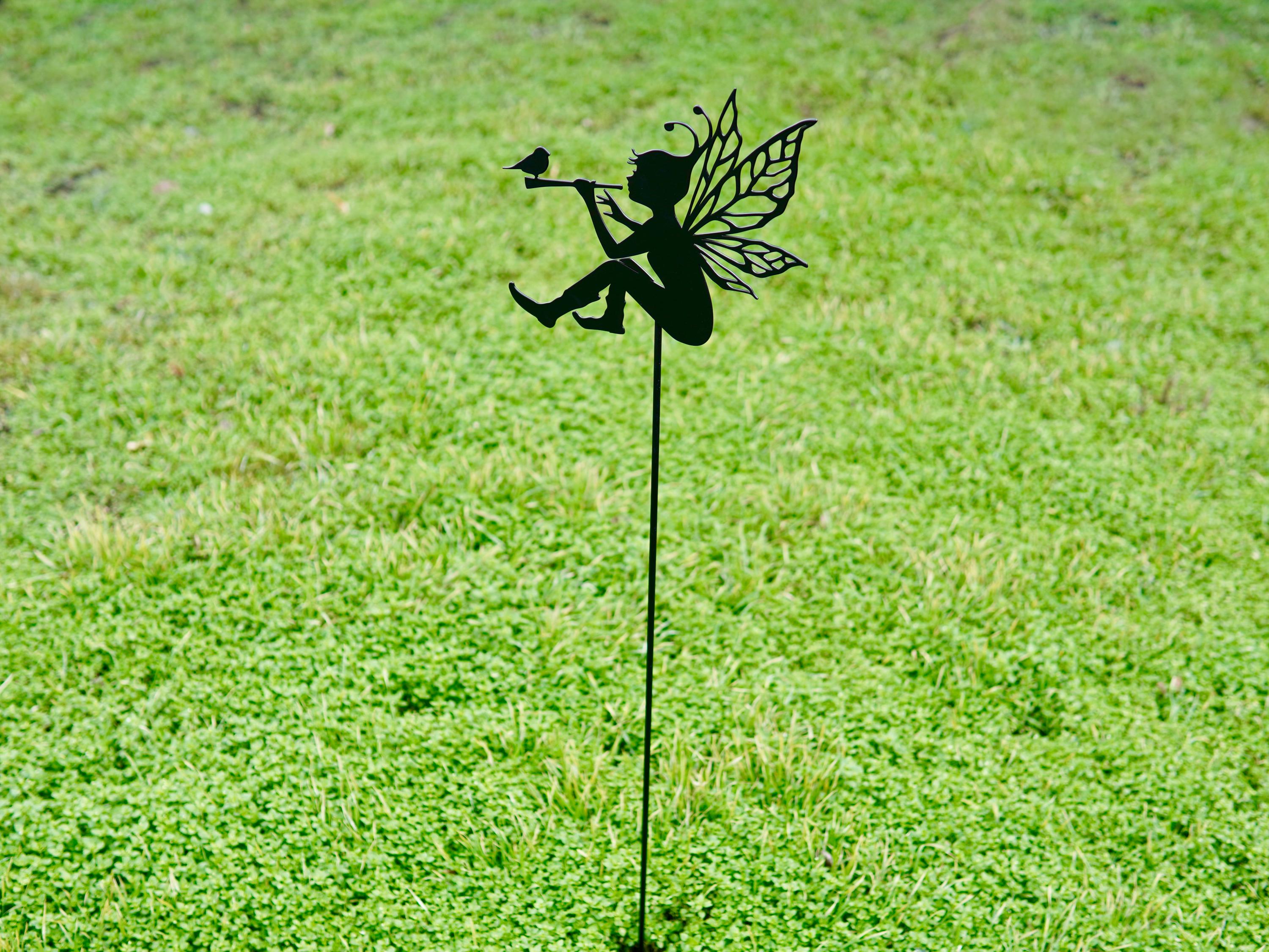 Elf and Bird Charming Decoration For Backyard or Lawn. Outdoor Decorat — 2