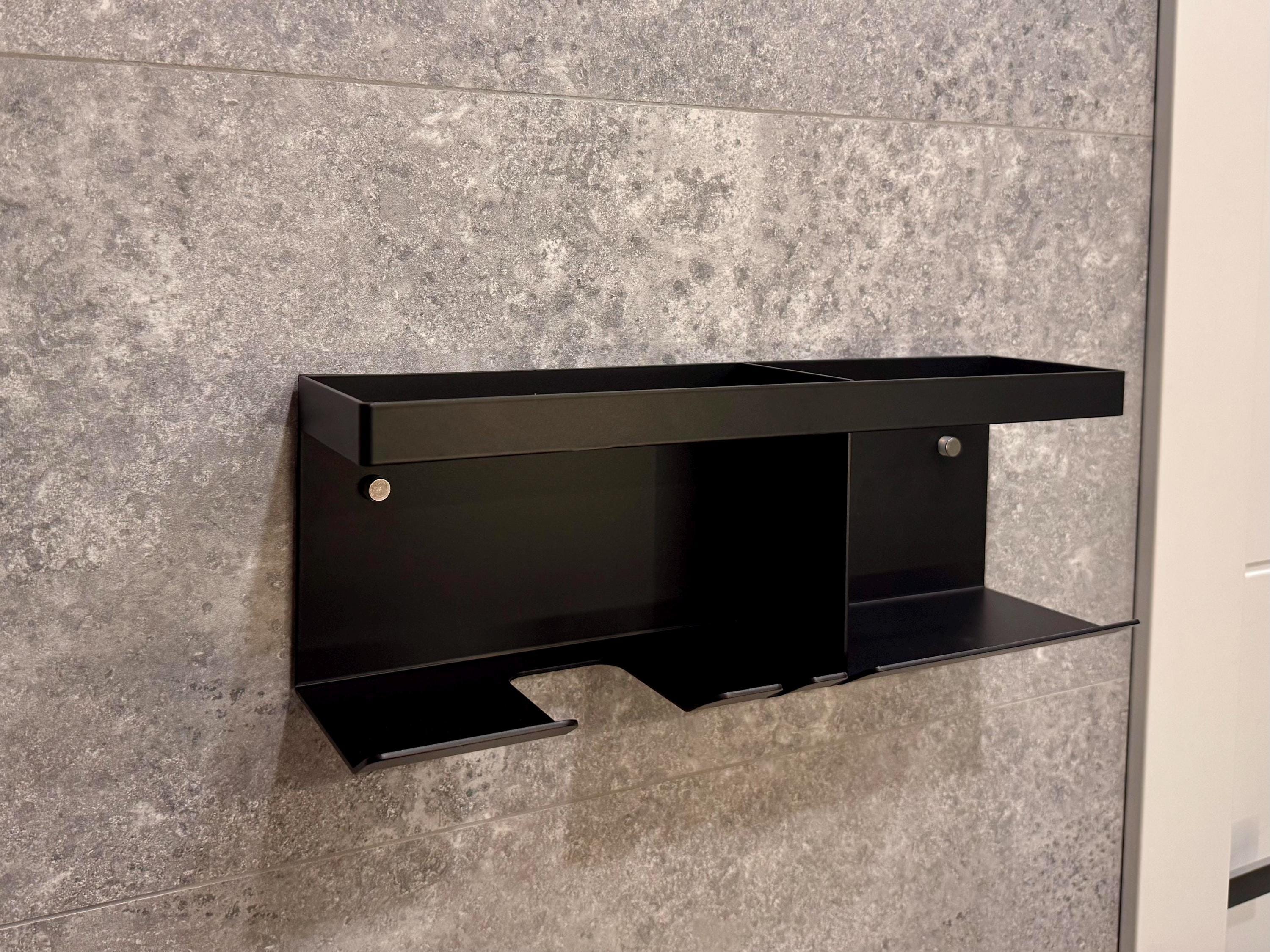 Hair Dryer Holder Aluminum Shelf for Hair Cosmetics and Accessories — 3
