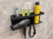 Hair Dryer Holder Aluminum Shelf for Hair Cosmetics and Accessories