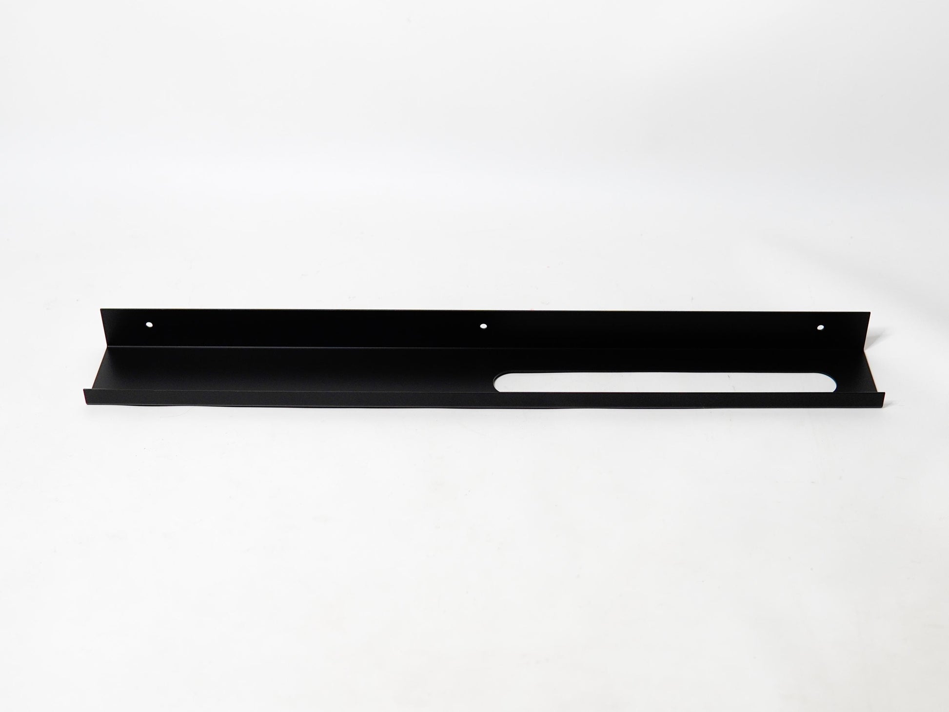Wide Aluminum Floating Shelf for Bathroom With Towel Holder — 4