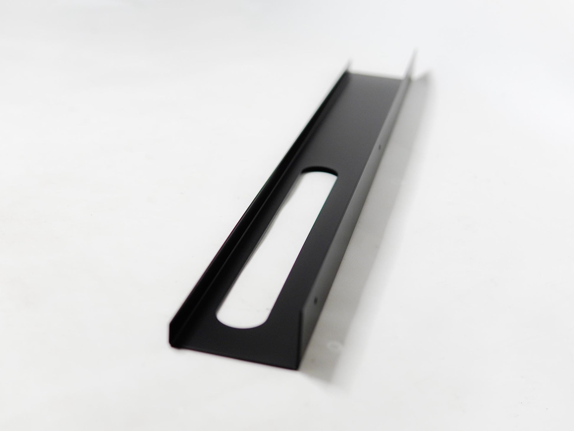 Wide Aluminum Floating Shelf for Bathroom With Towel Holder — 5