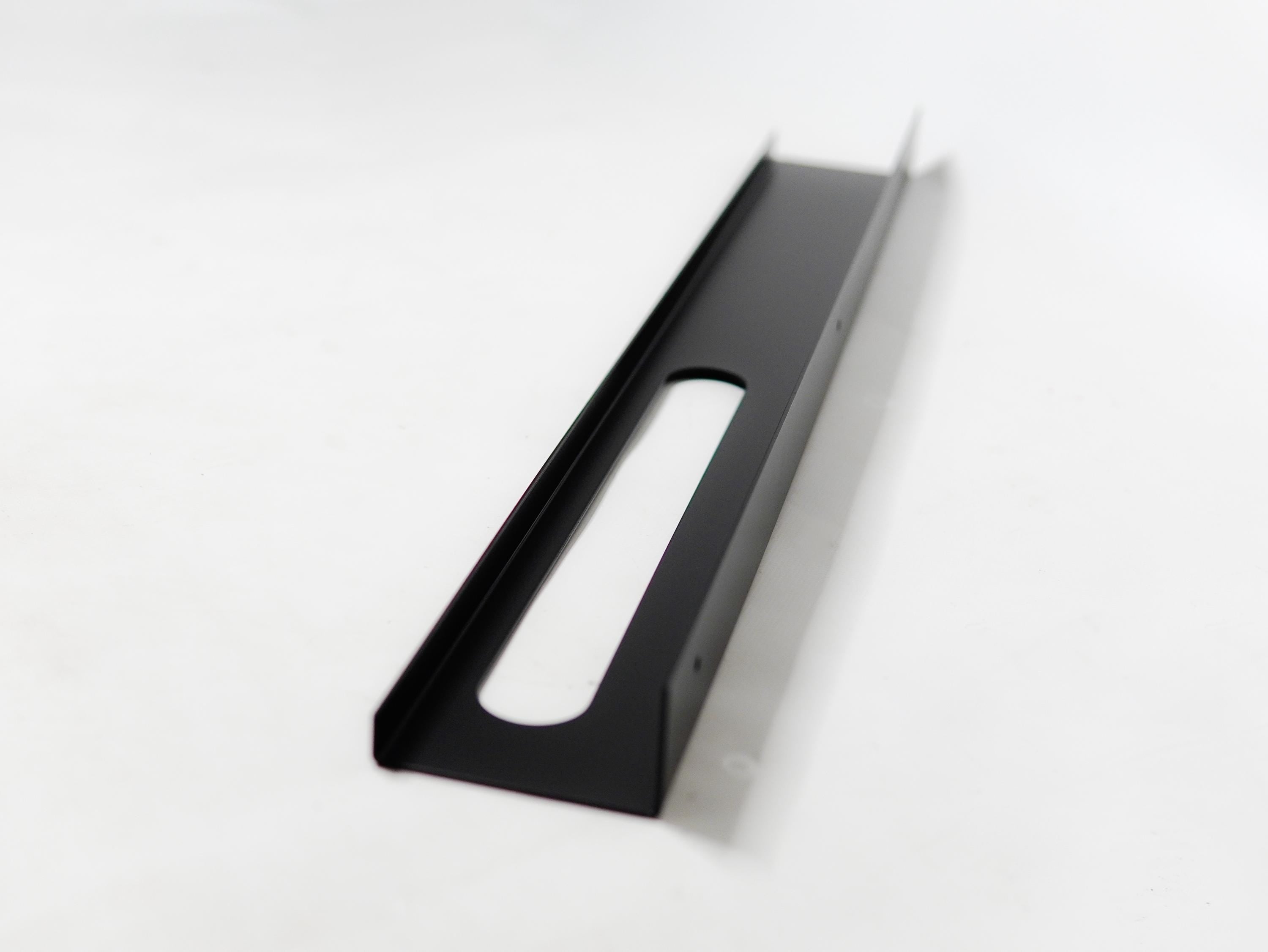 Wide Aluminum Floating Shelf for Bathroom With Towel Holder — 5