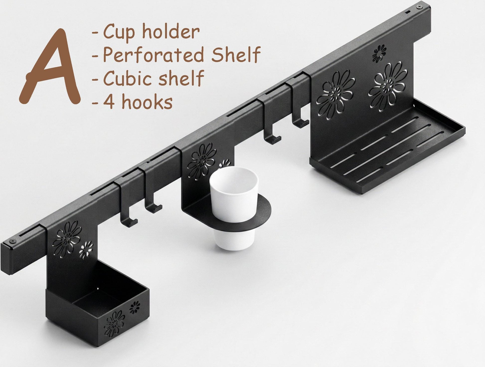 Modular Aluminum Rail Shelf — 2