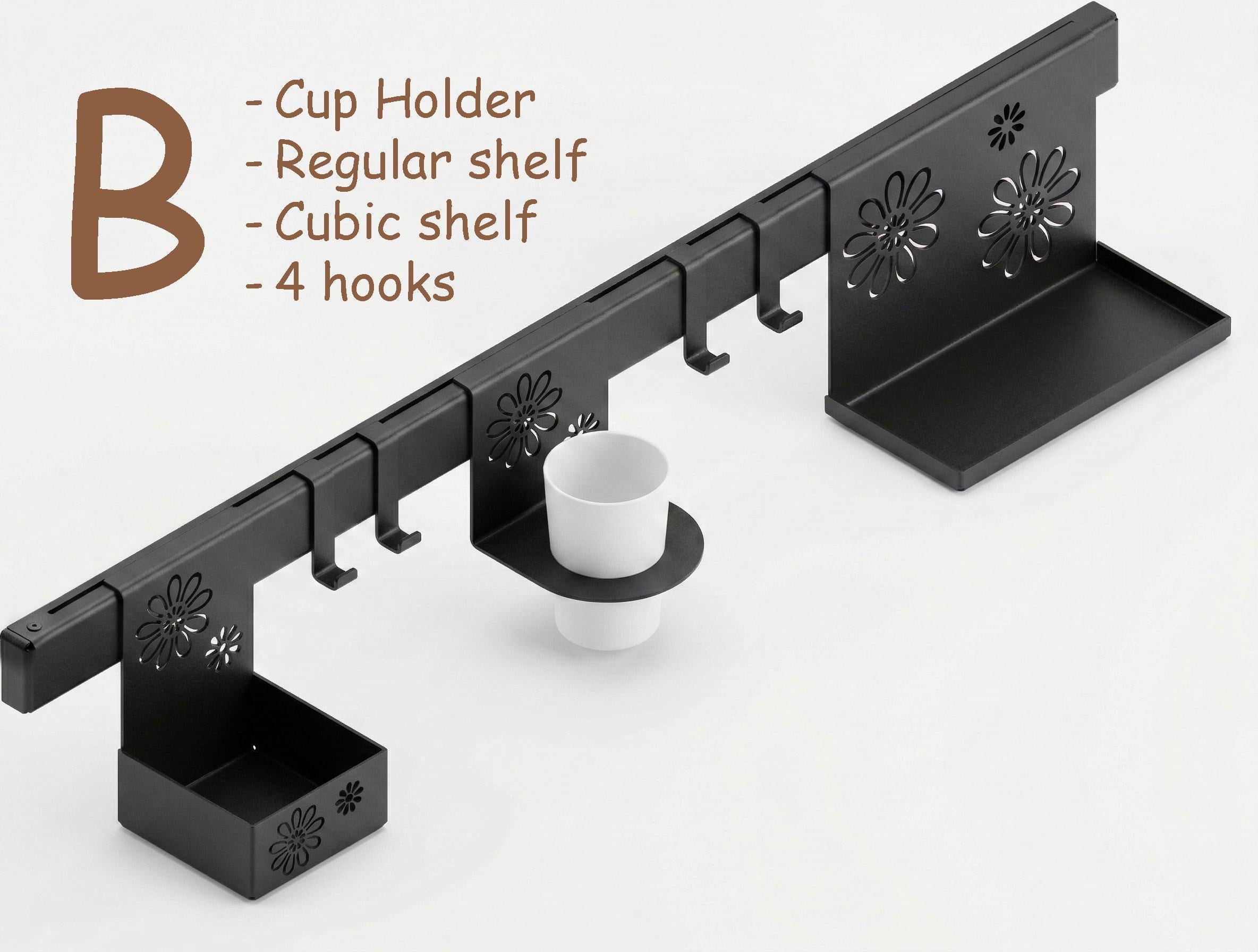 Modular Aluminum Rail Shelf — 3