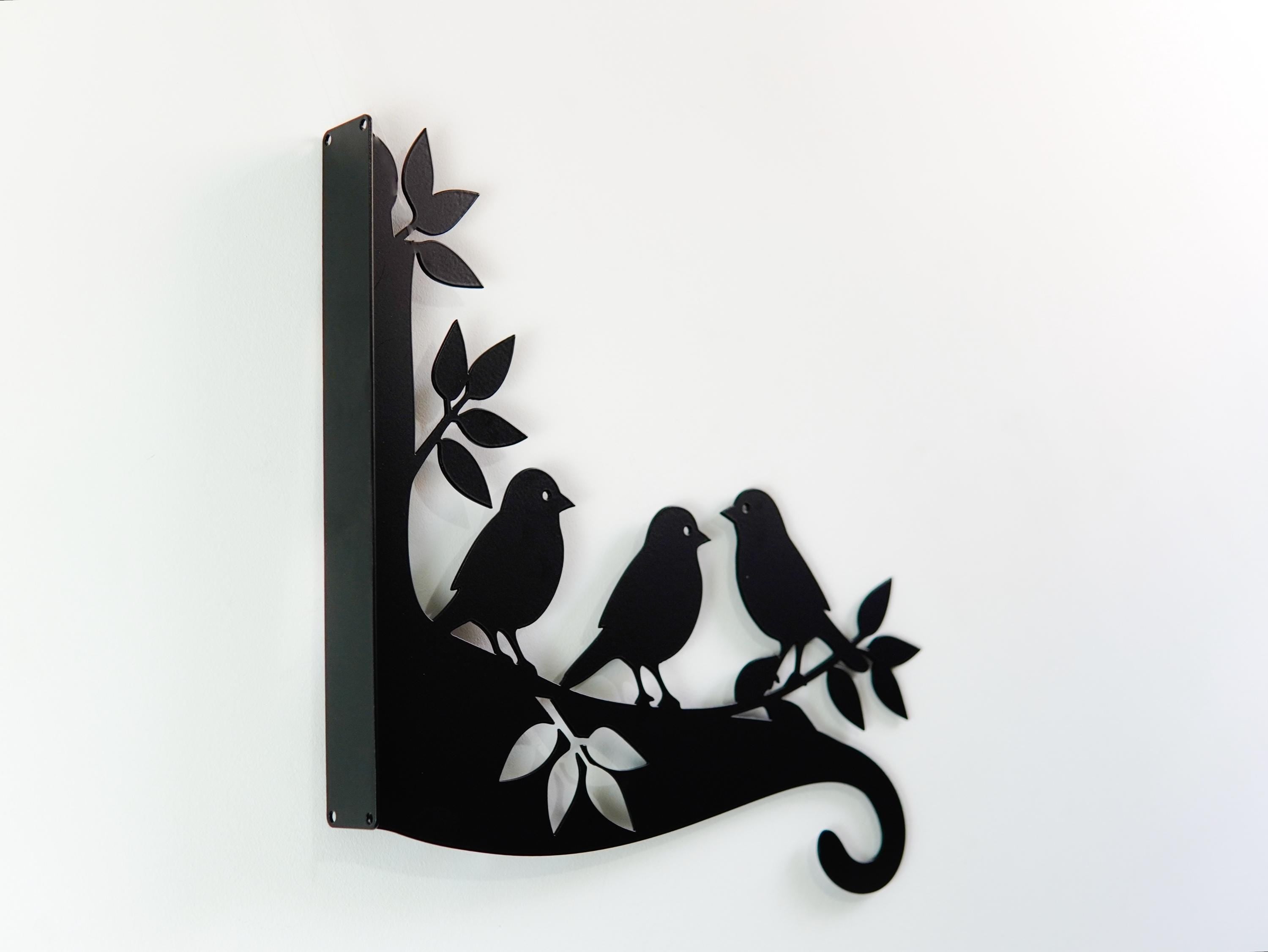 Birds Metal Outdoor Plant Hanger and Wall Hook — 5