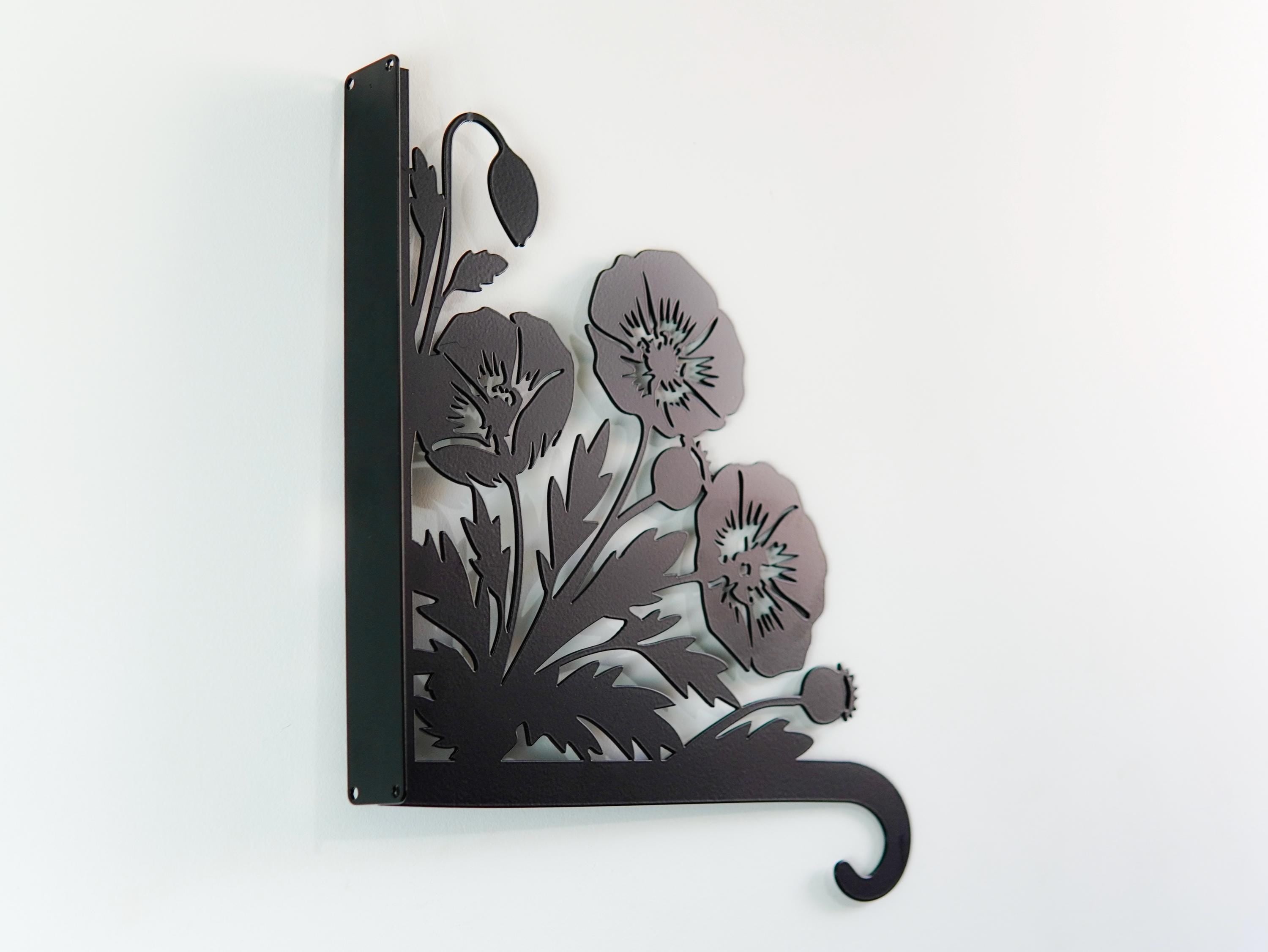 Poppies Metal Outdoor Plant Hanger — 4
