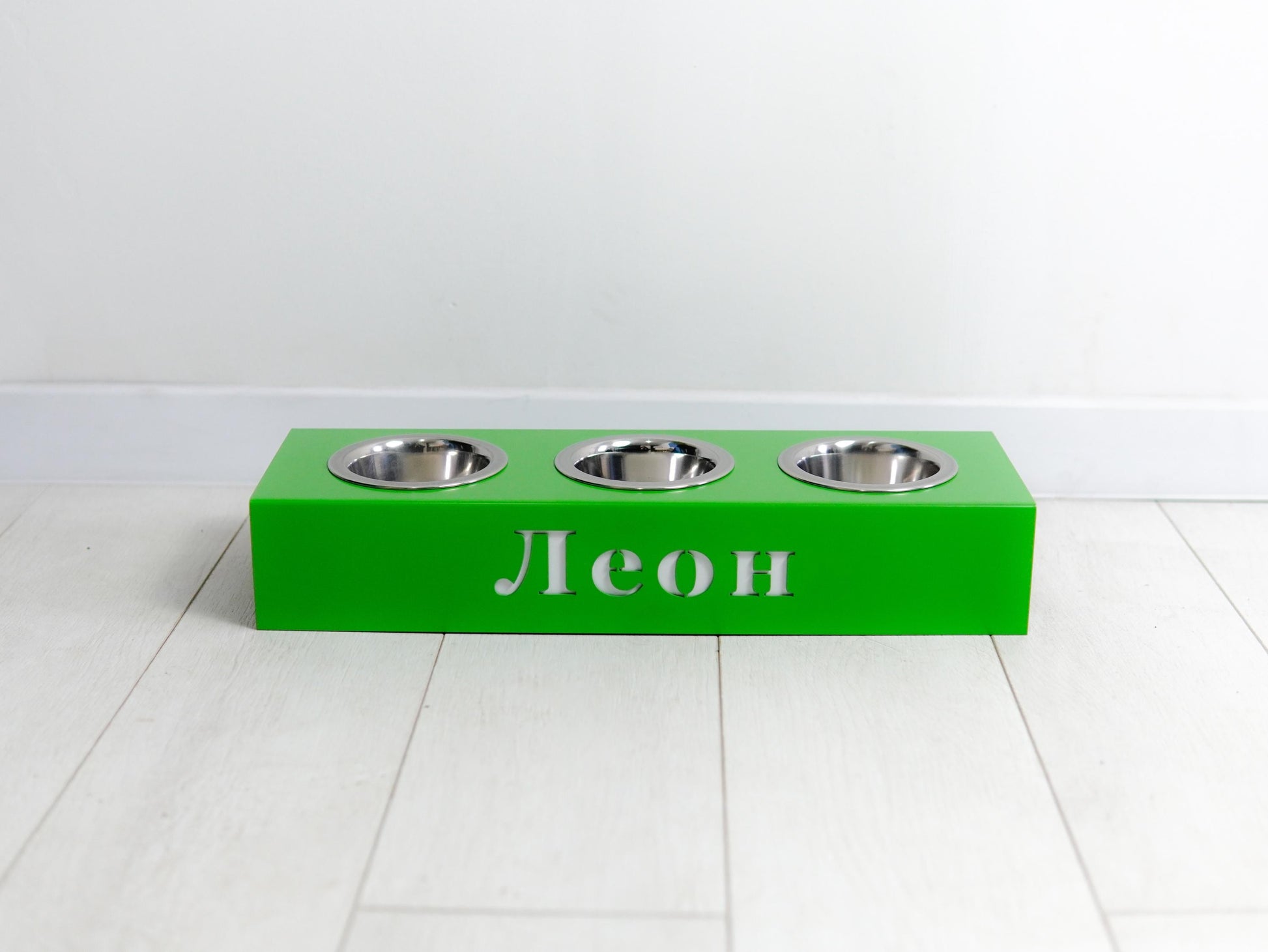 Personalized Metal Dog Feeder Stand — 3