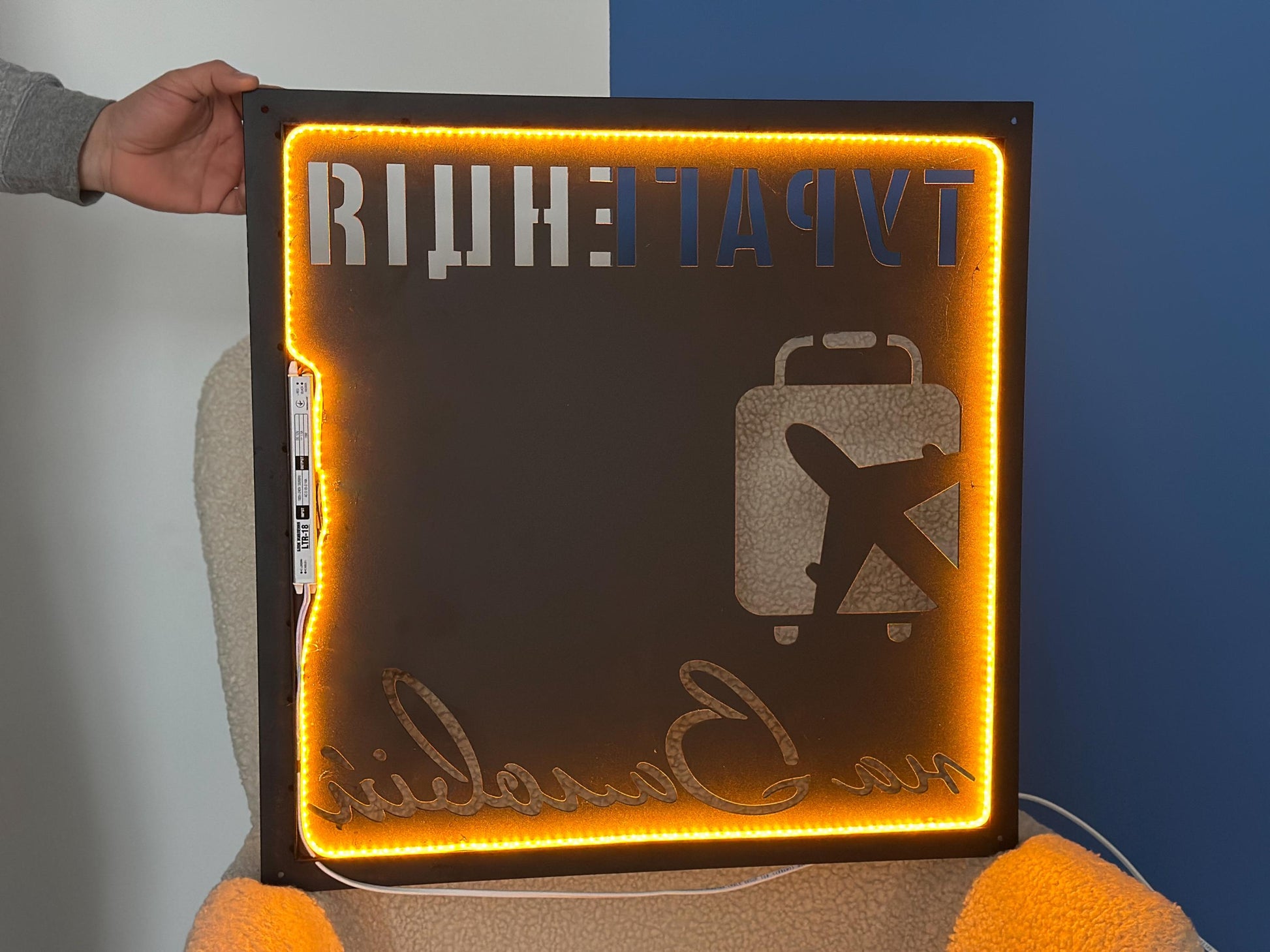 Custom Steel LED Sign — 7