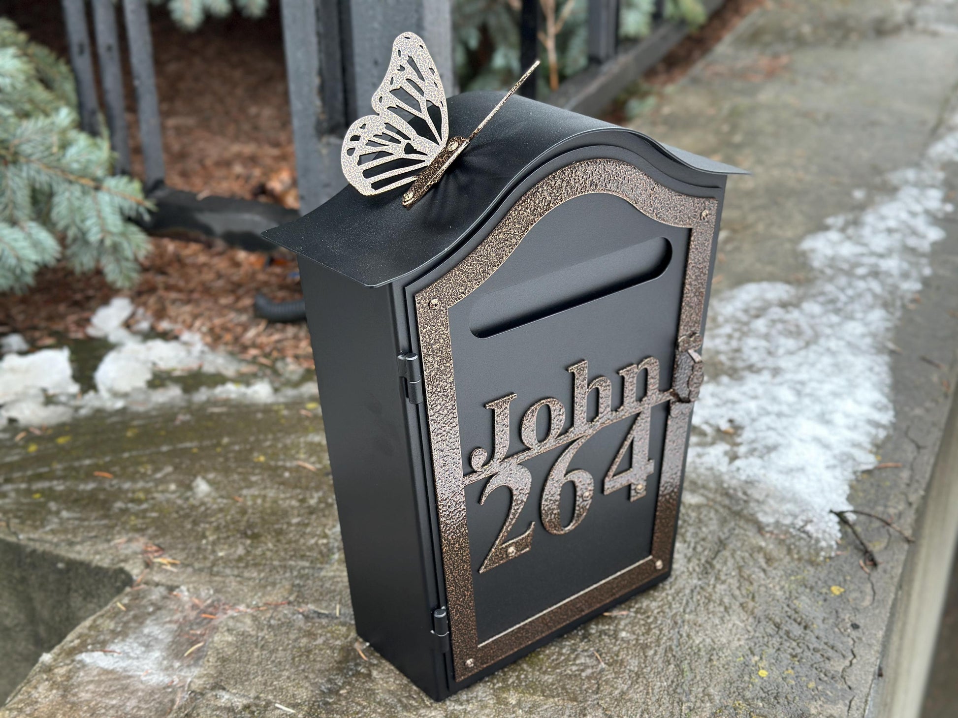Custom Mailbox Butterfly — 5