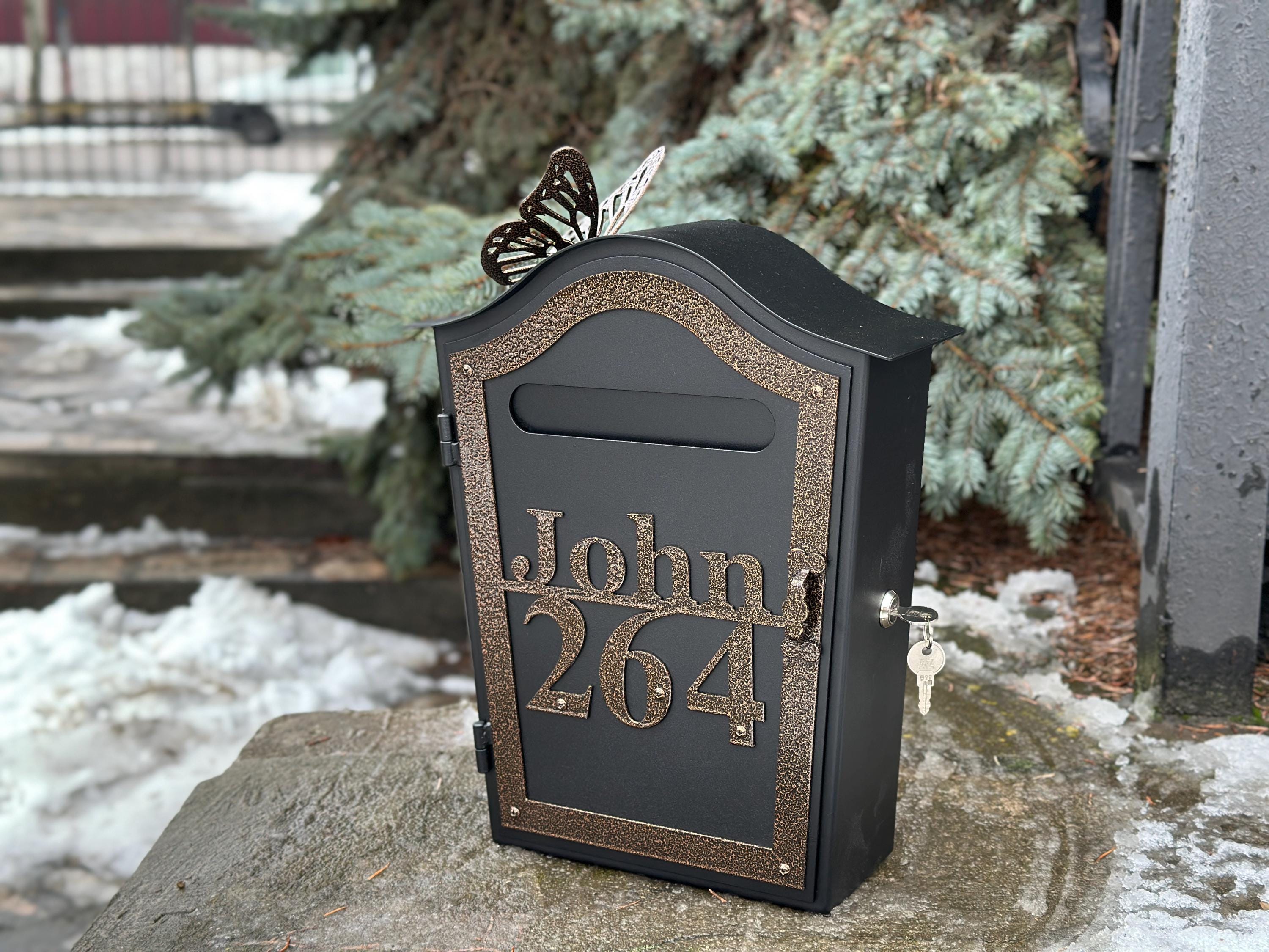 Custom Mailbox Butterfly — 2